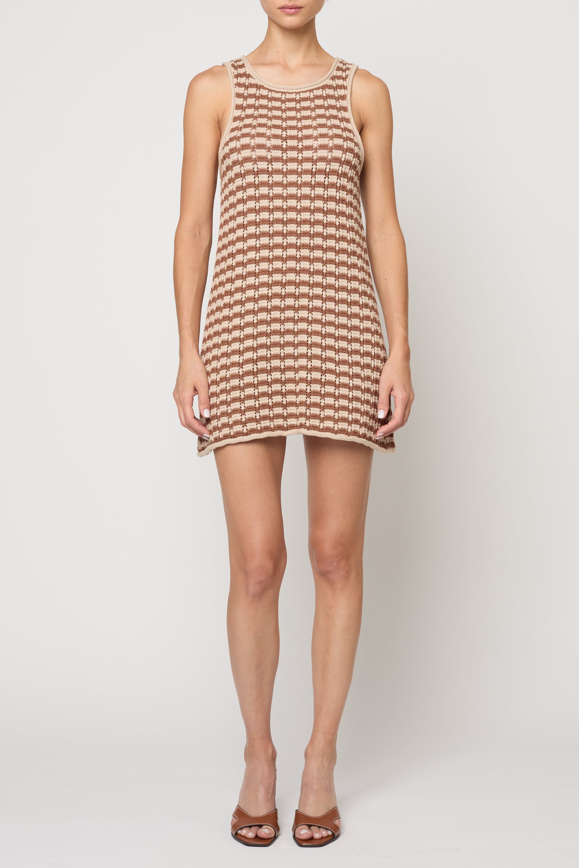 Ferrand Mini Dress in Rope Knit