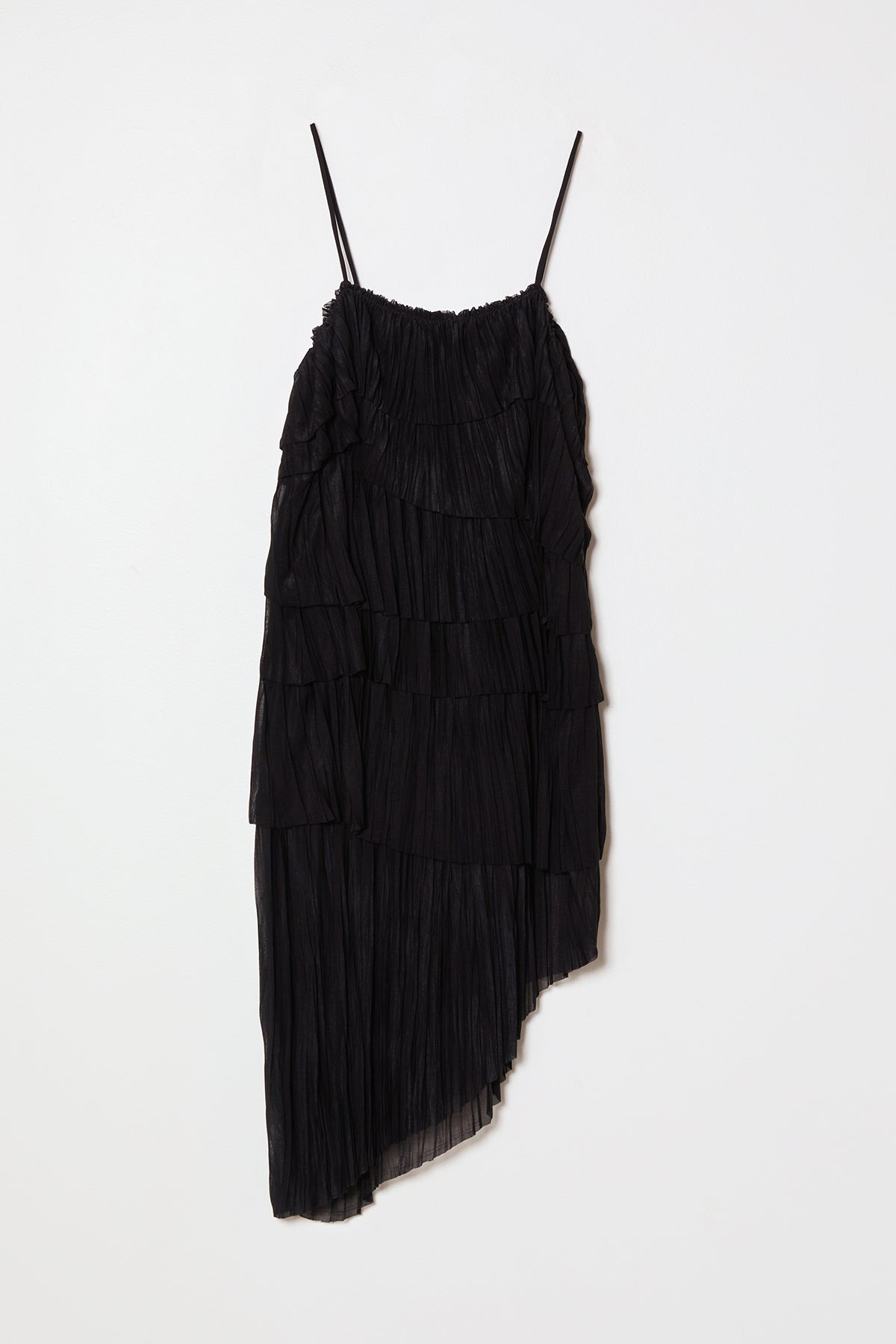 Arielle Dress in Random Pleats Chiffon