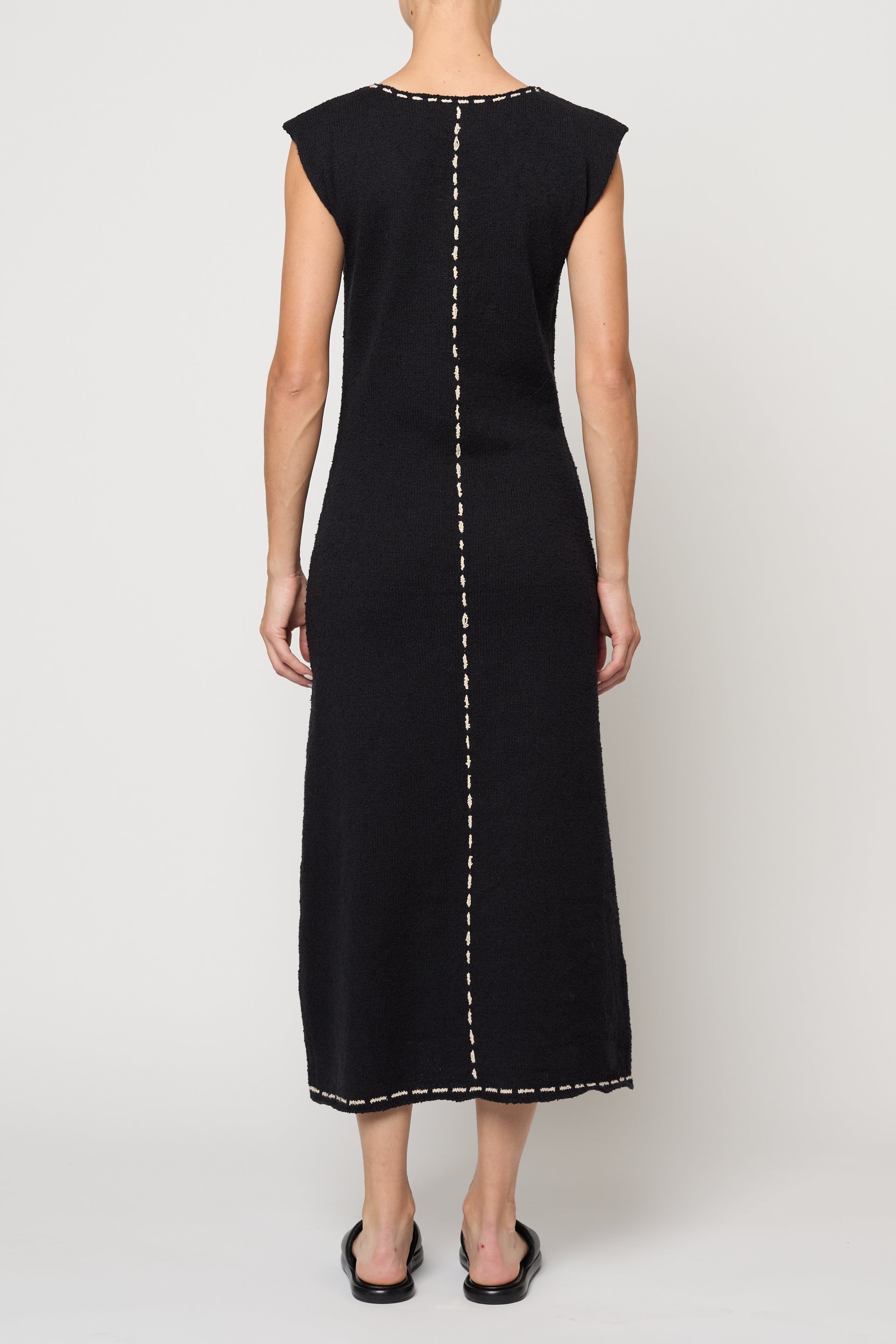 Tess Dress in Boucle Tanguis Cotton