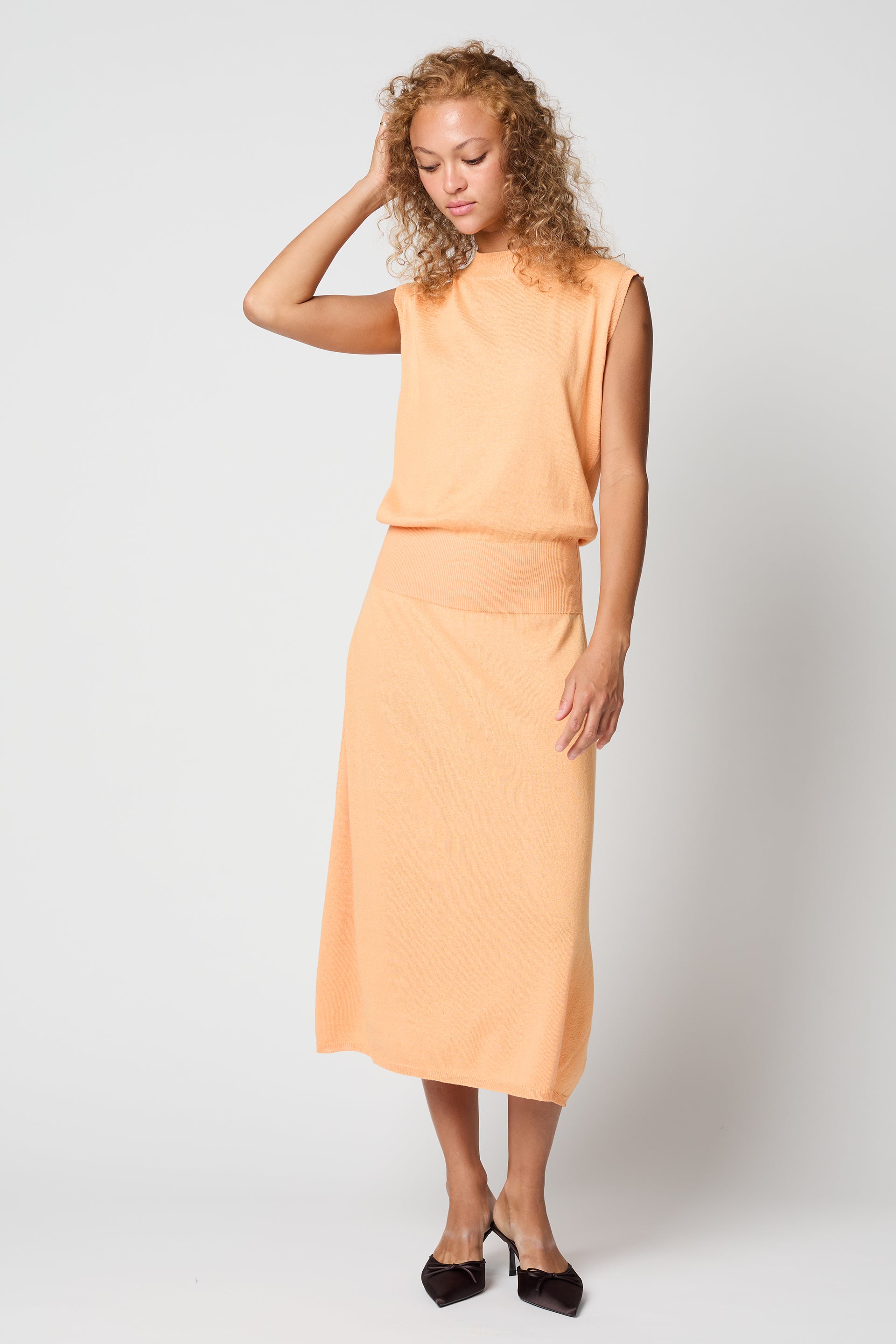 High Gauge Viscose Cotton Dress
