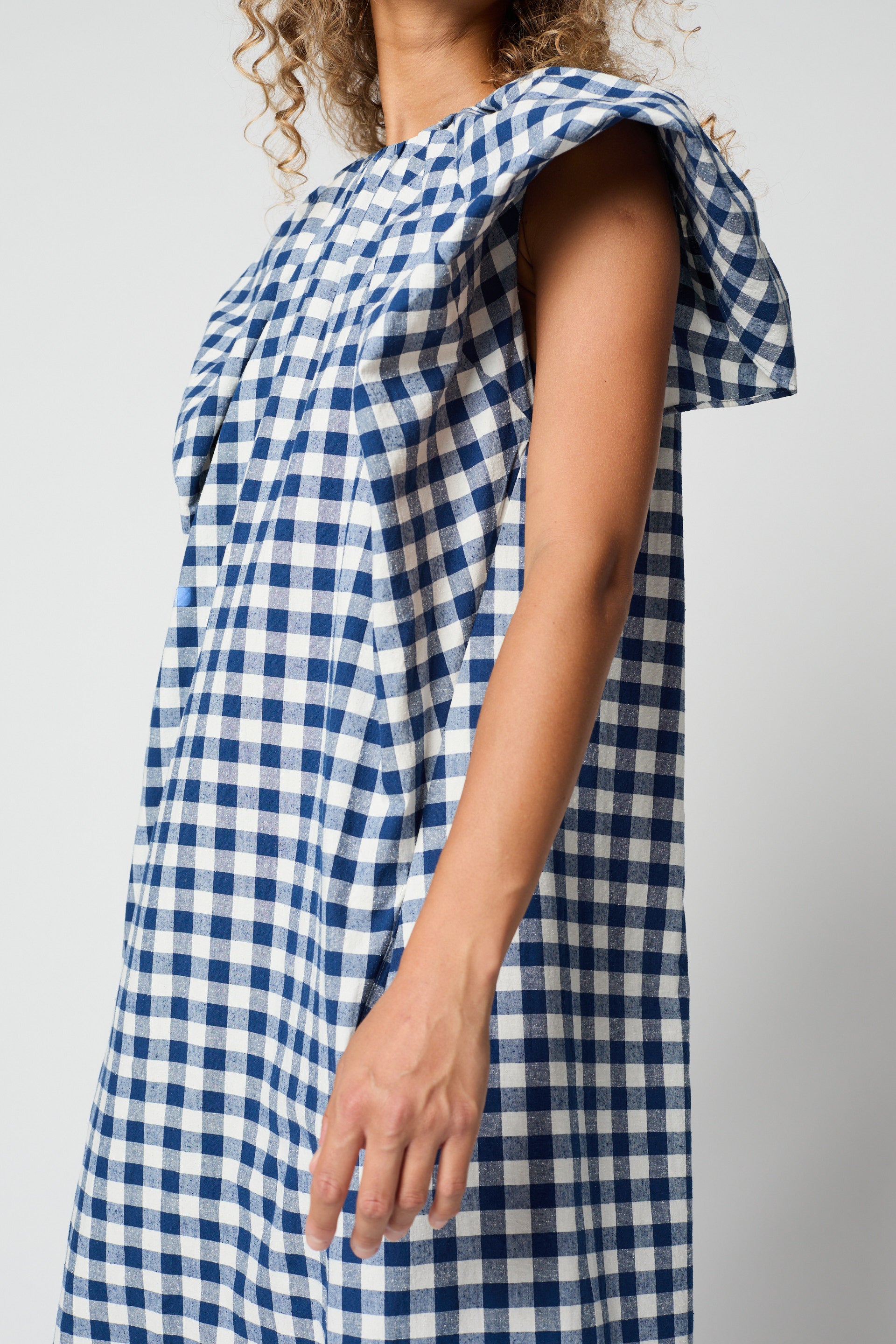 Cacie Dress in Raw Silk