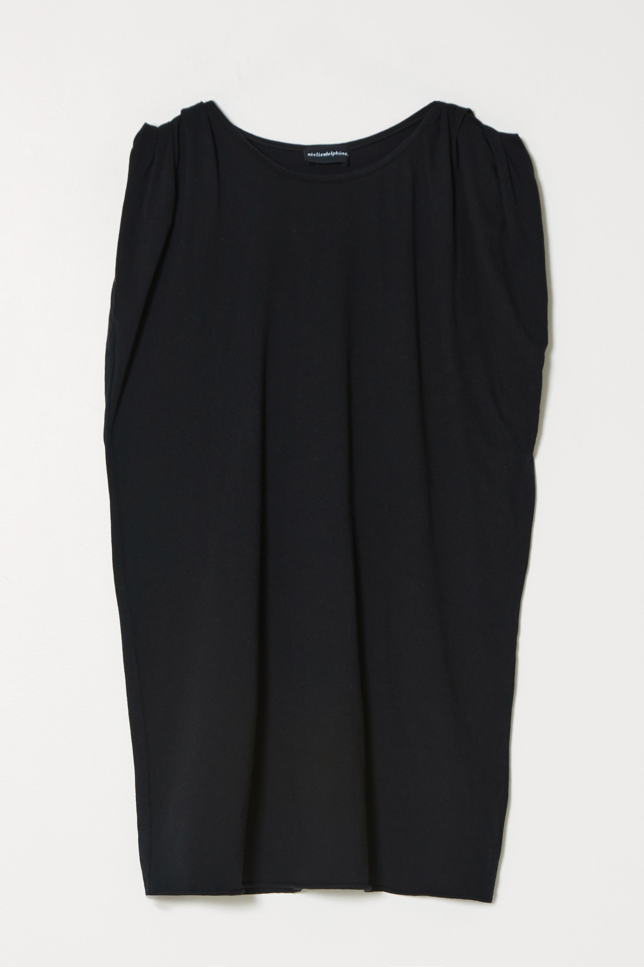 ROLLED UP SLEEVE TUNIC DRESS