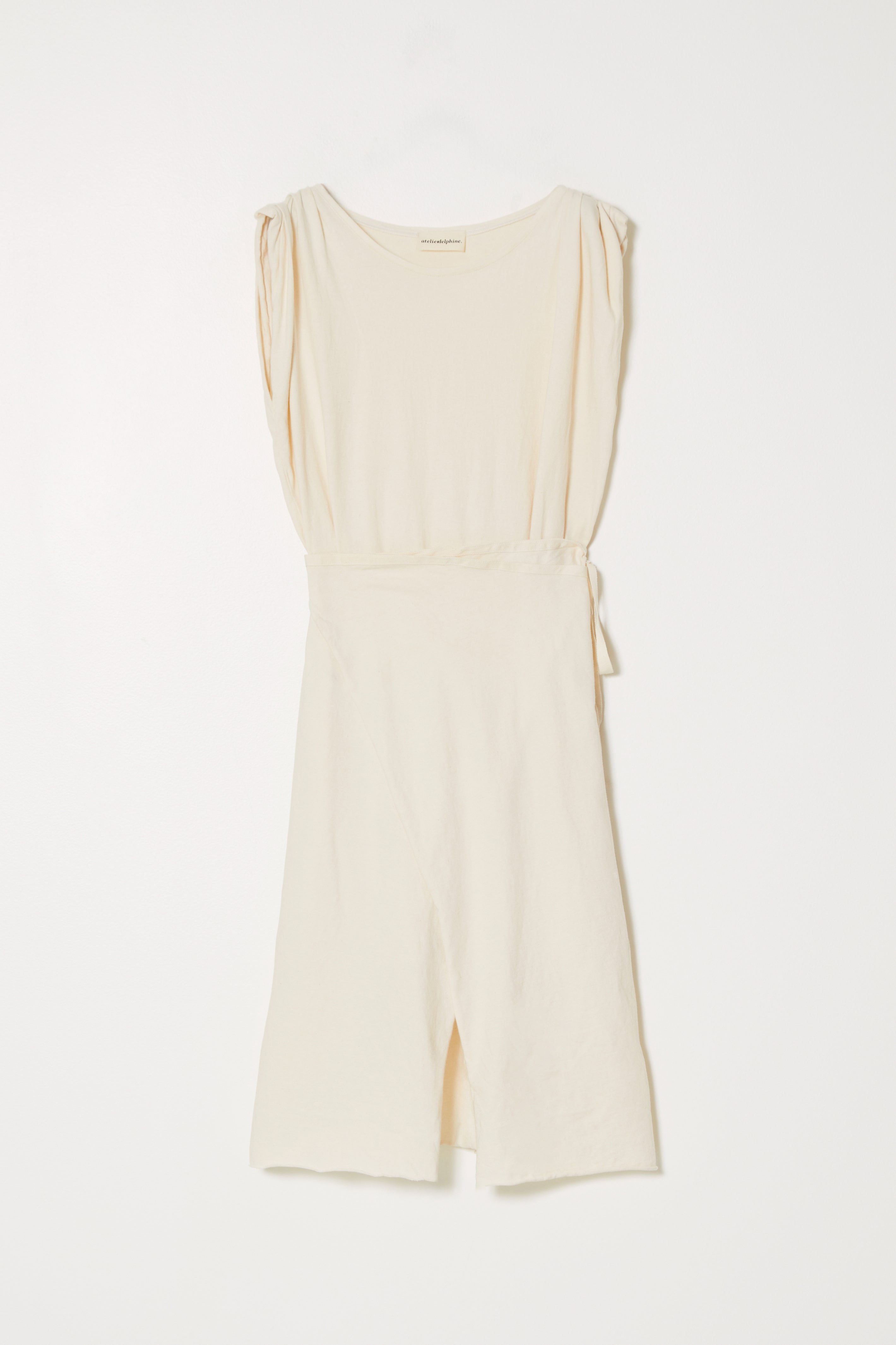 ROLLED UP SLEEVE TUNIC DRESS