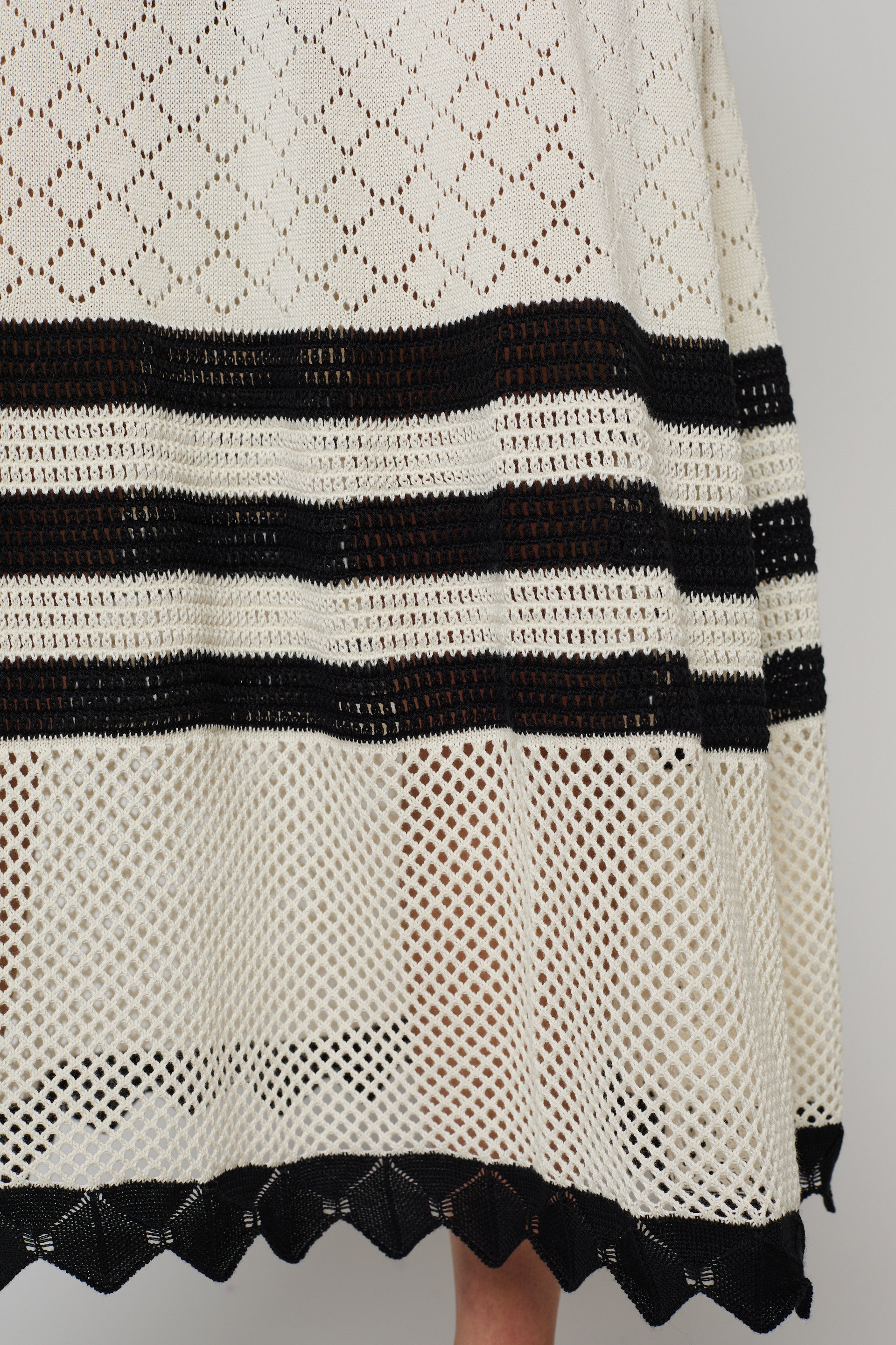 Sydney Dress in Openwork Knit Viscose