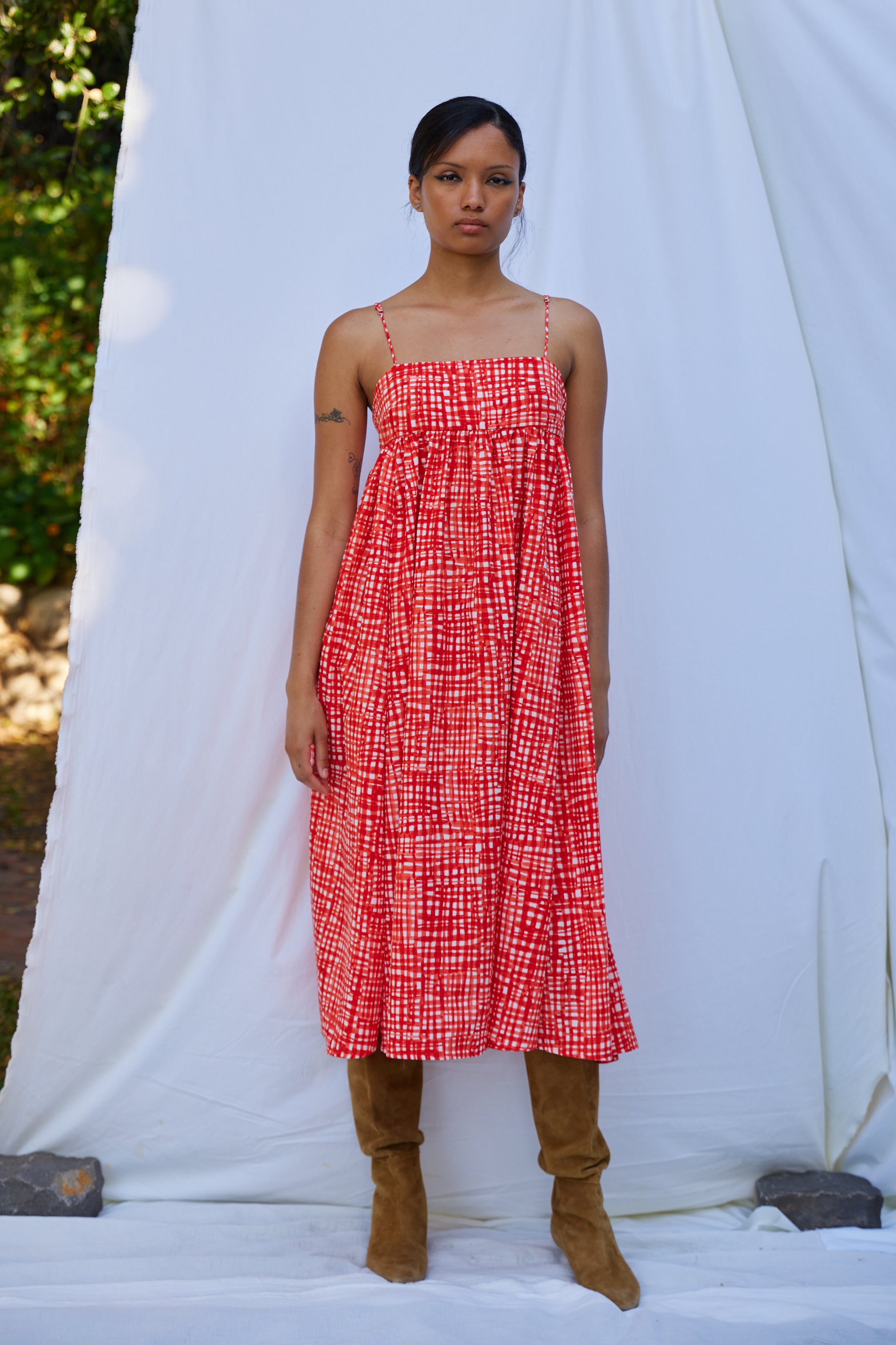 Arquette Dress in Watercolor Picnic