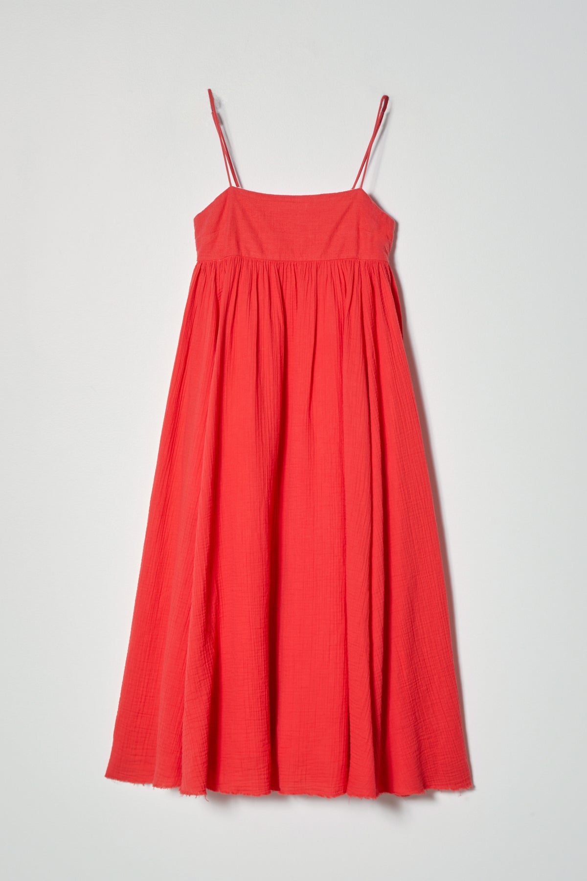 Arquette Dress in Crinkled Cotton Gauze
