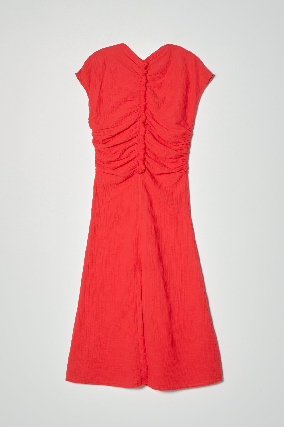 Harper Dress in Crinkled Cotton