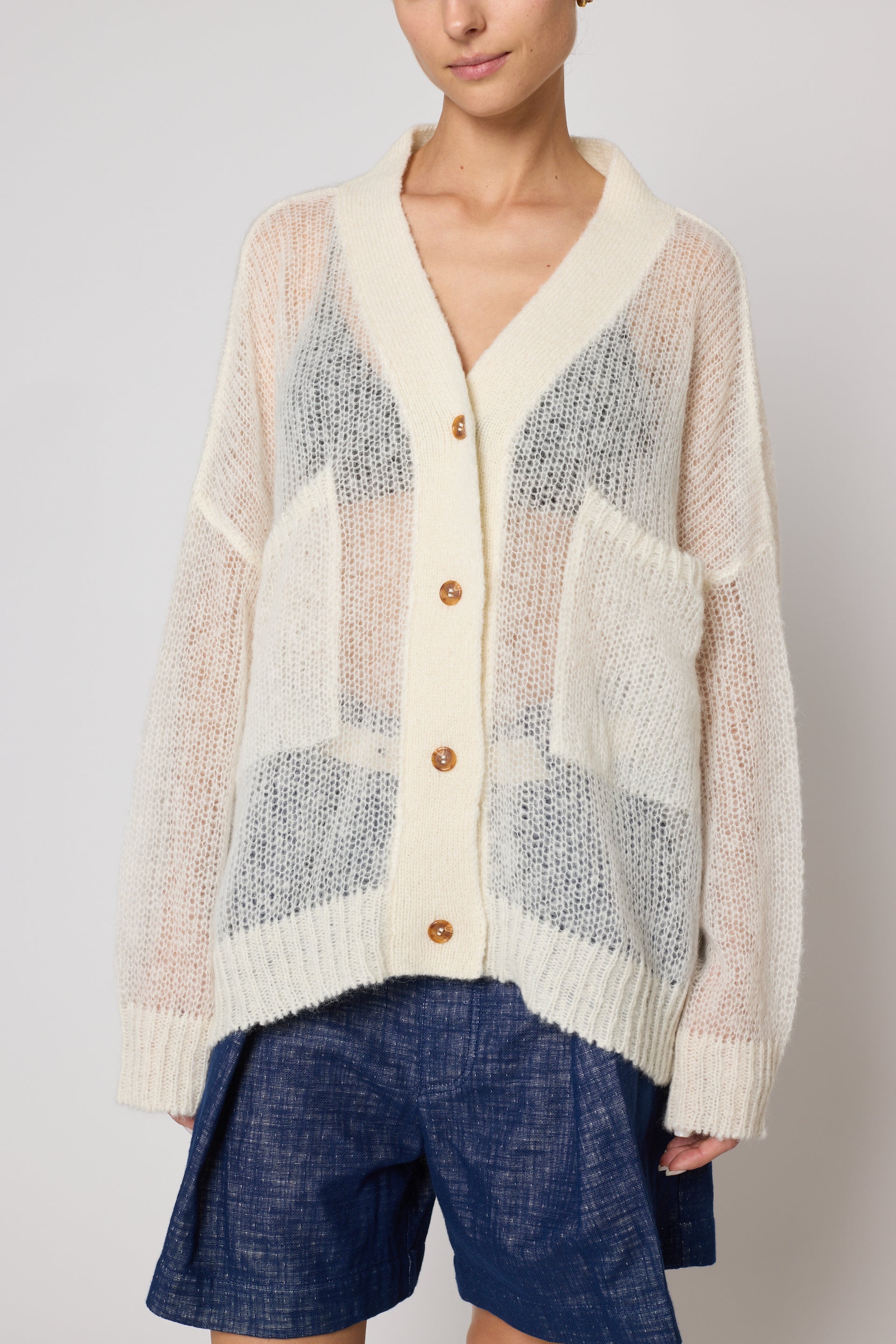 Amelia Cardigan in Loose Air Knit