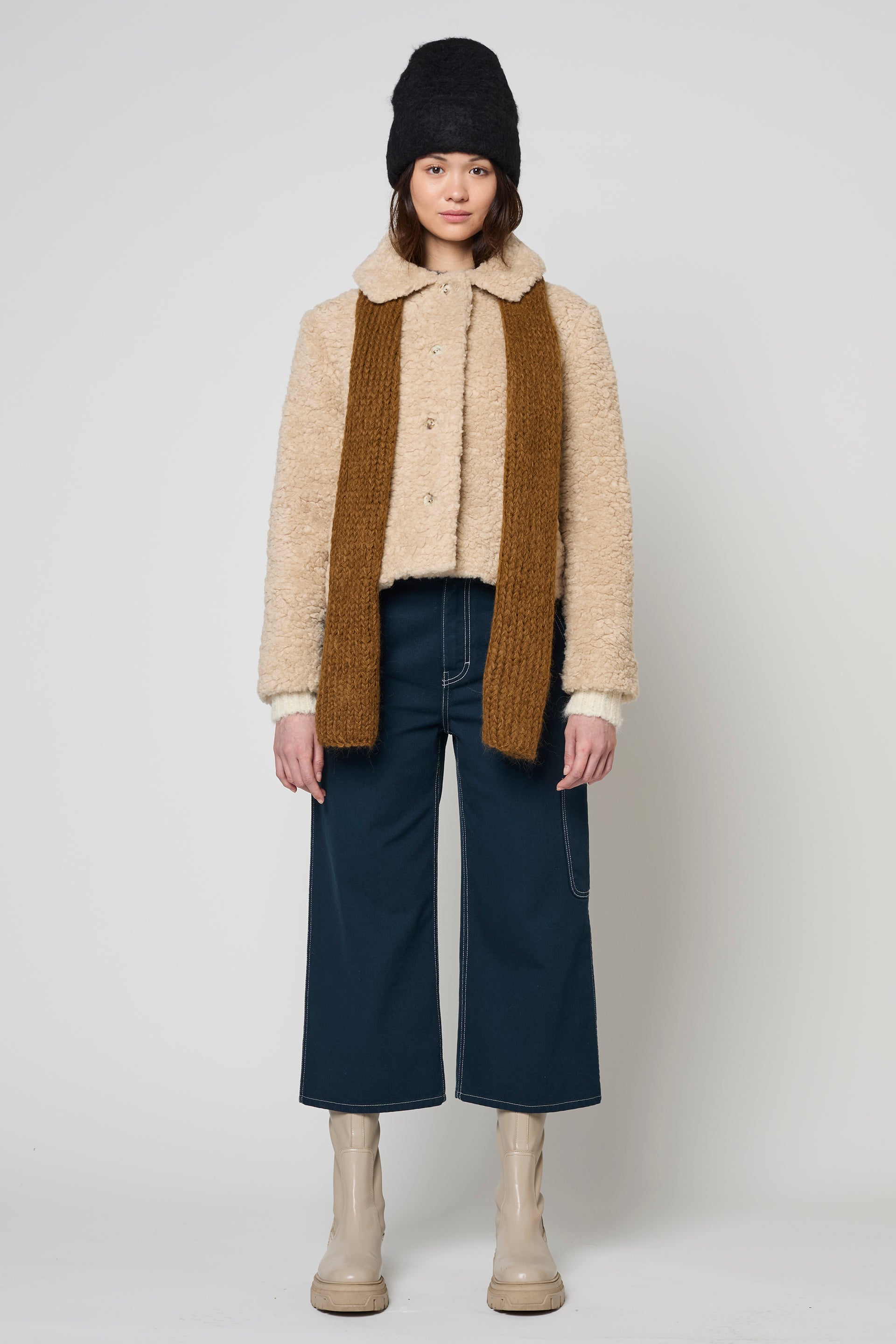 Fur Free Fur Collared Jacket