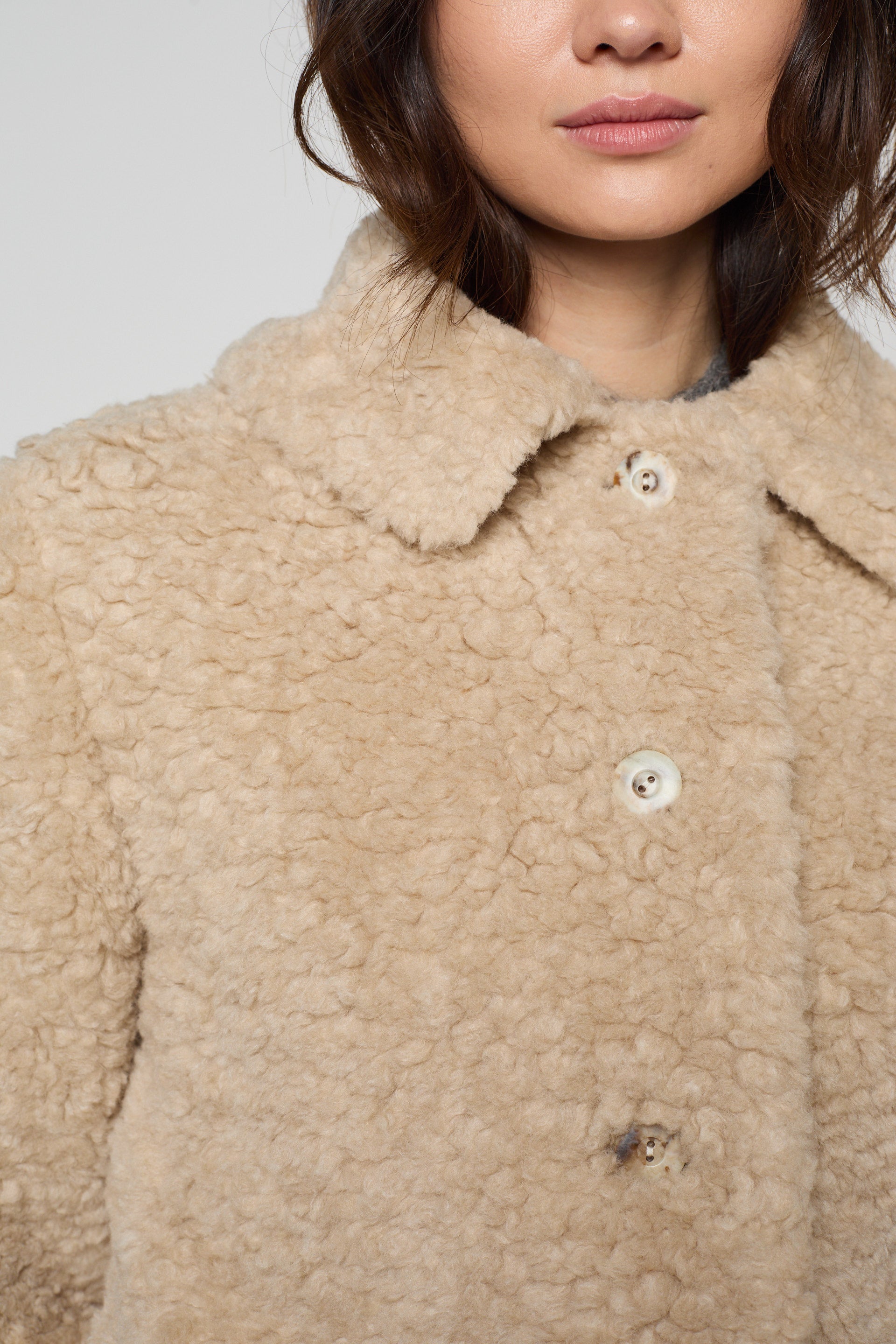 Fur Free Fur Collared Jacket
