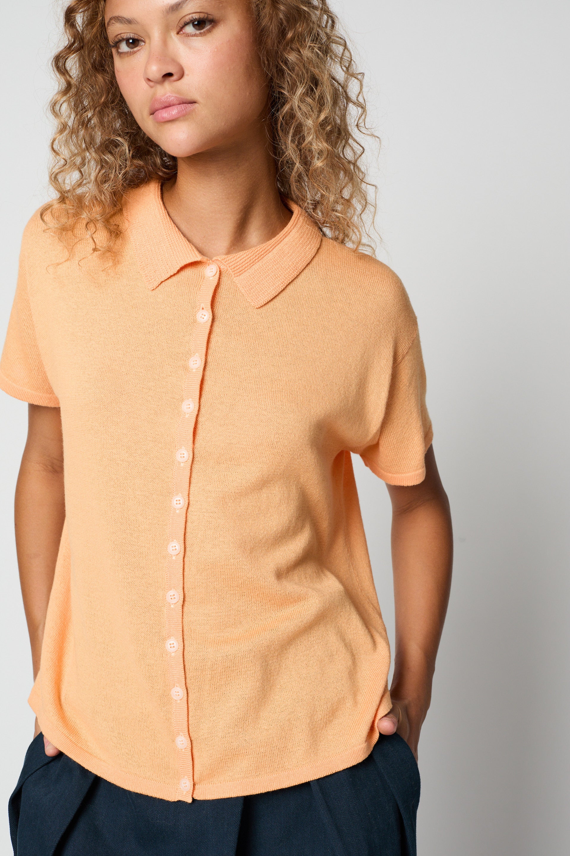 HIGH GAUGE KNIT BLOUSE