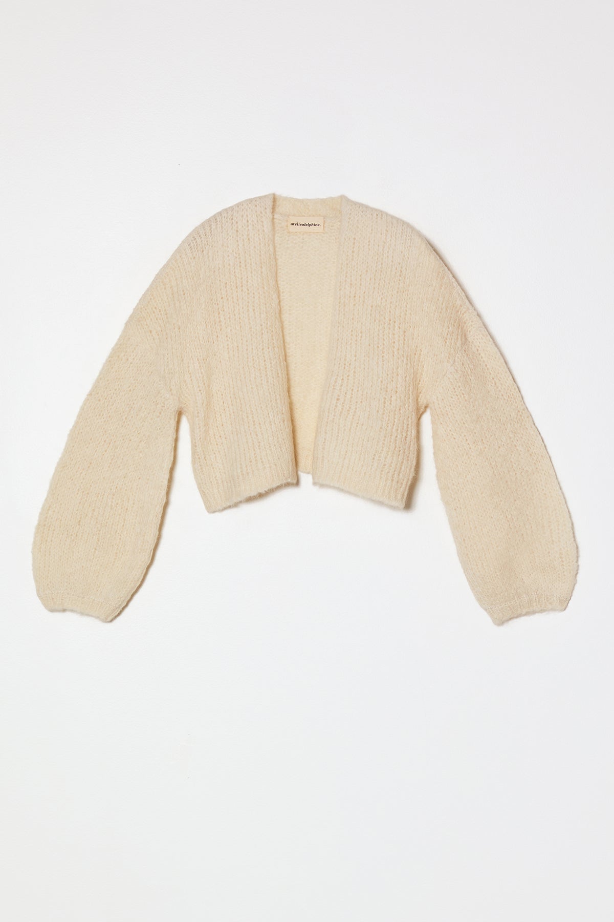 Super Crop Cora Cardigan in Suri Alpaca