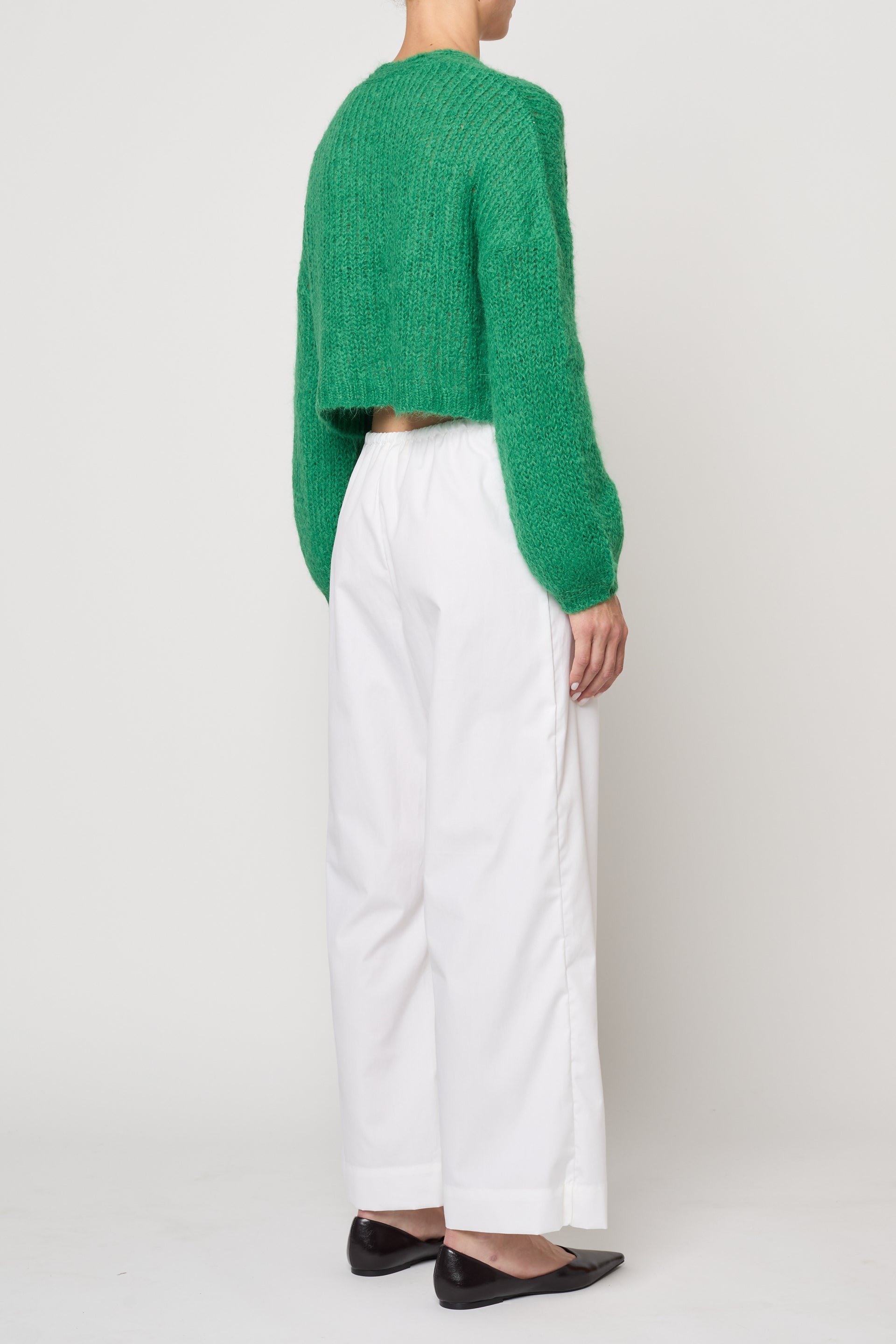 Super Crop Cora Cardigan in Suri Alpaca