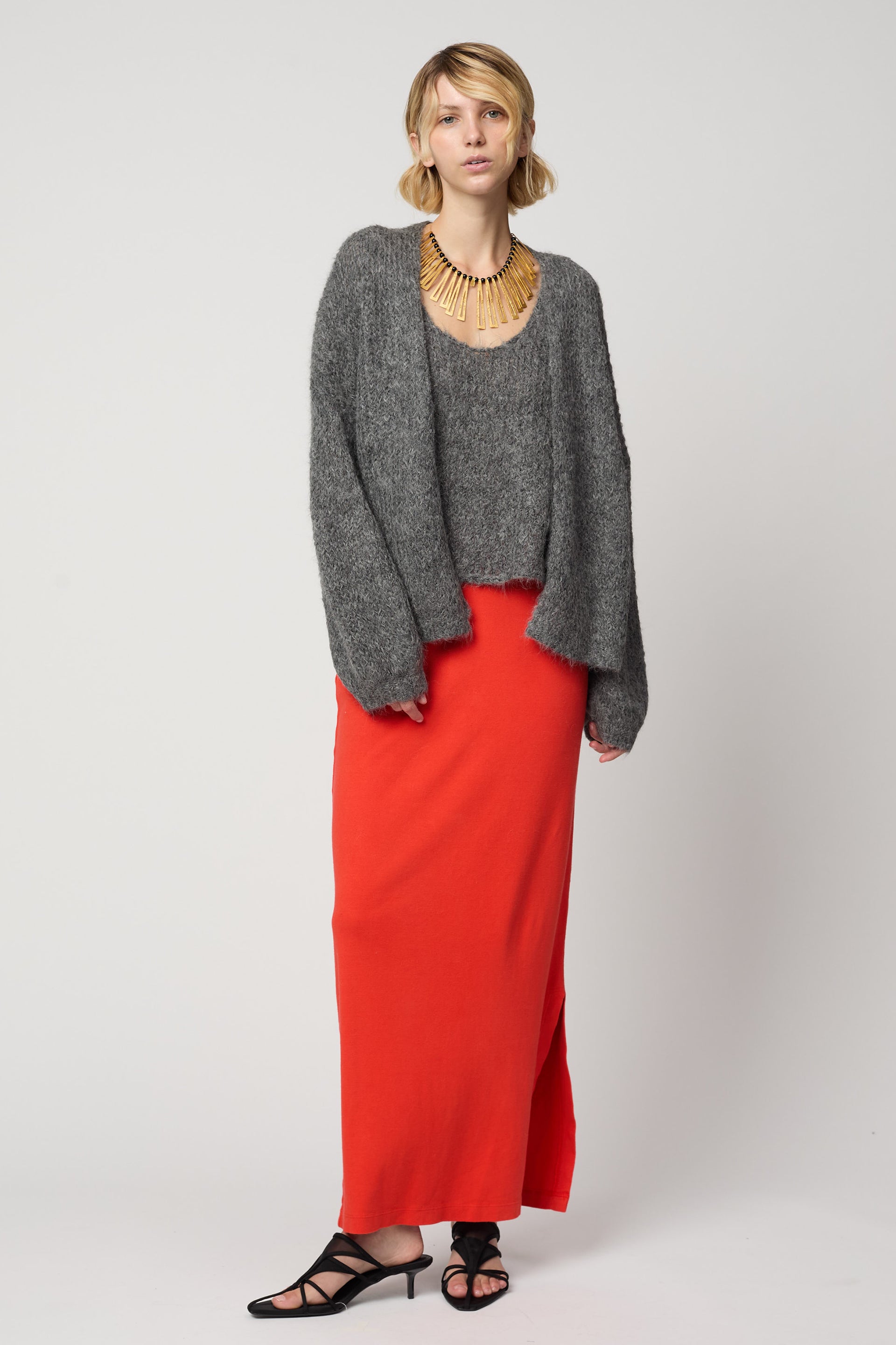 CORA CARDIGAN IN SURI ALPACA AIRY KNIT