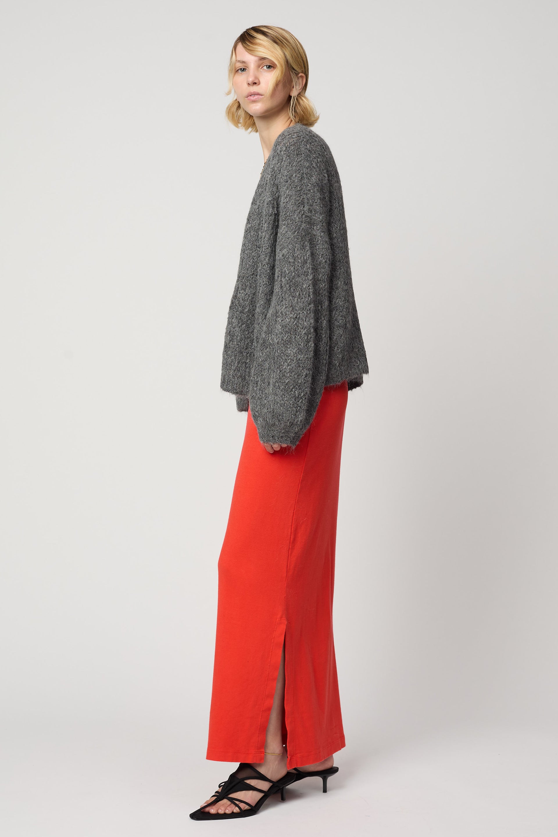 Cora Cardigan in Suri Alpaca