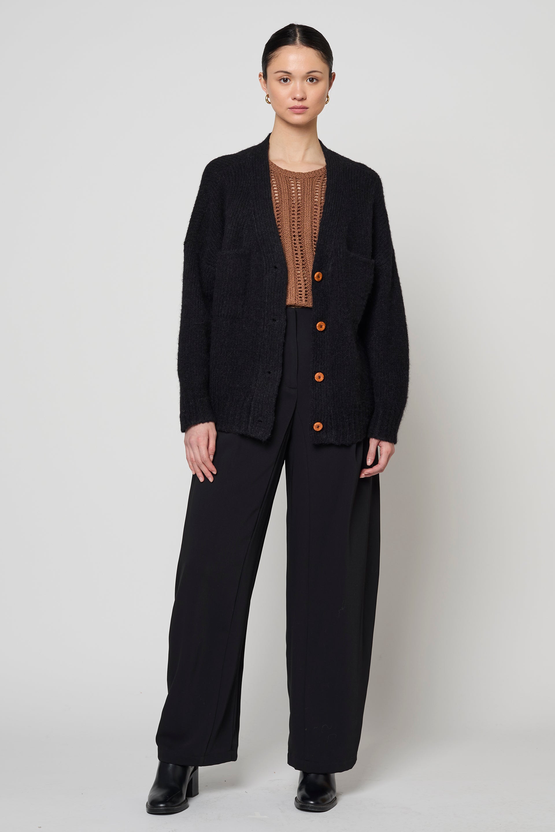 Amelia Cardigan in Supreme Alpaca