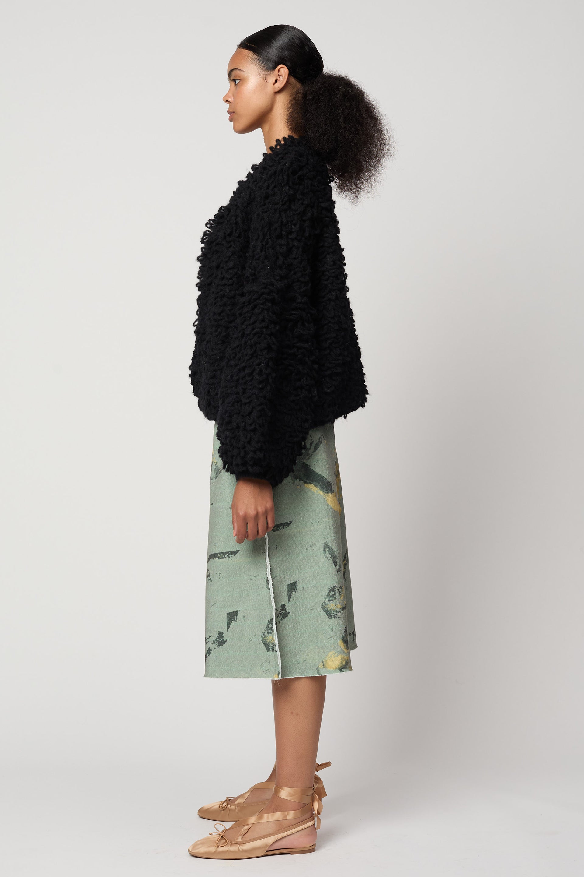 コーラ カーディガン フィンガーループ