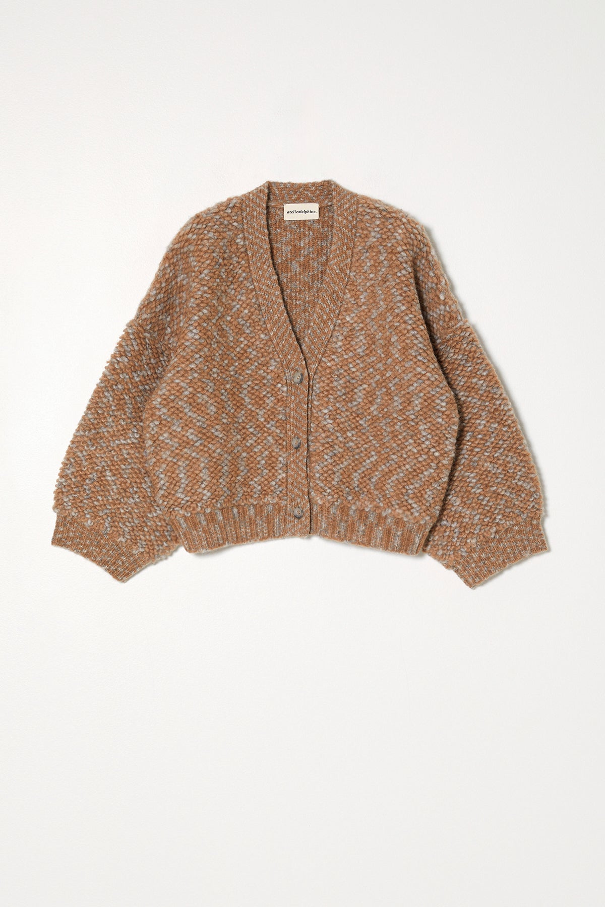 TRISTAN CARDIGAN, FRENCH TERRY