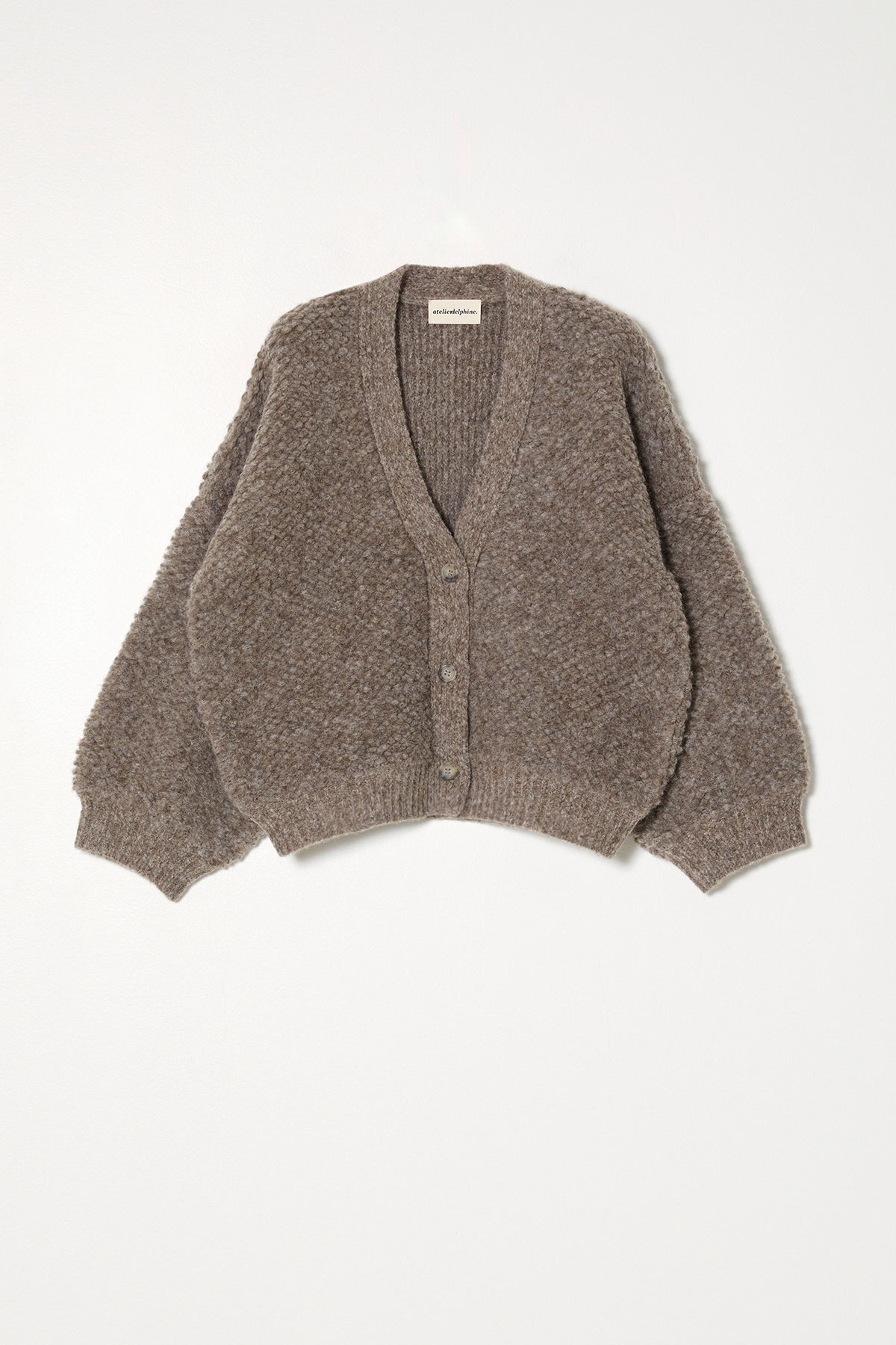 TRISTAN CARDIGAN, FRENCH TERRY
