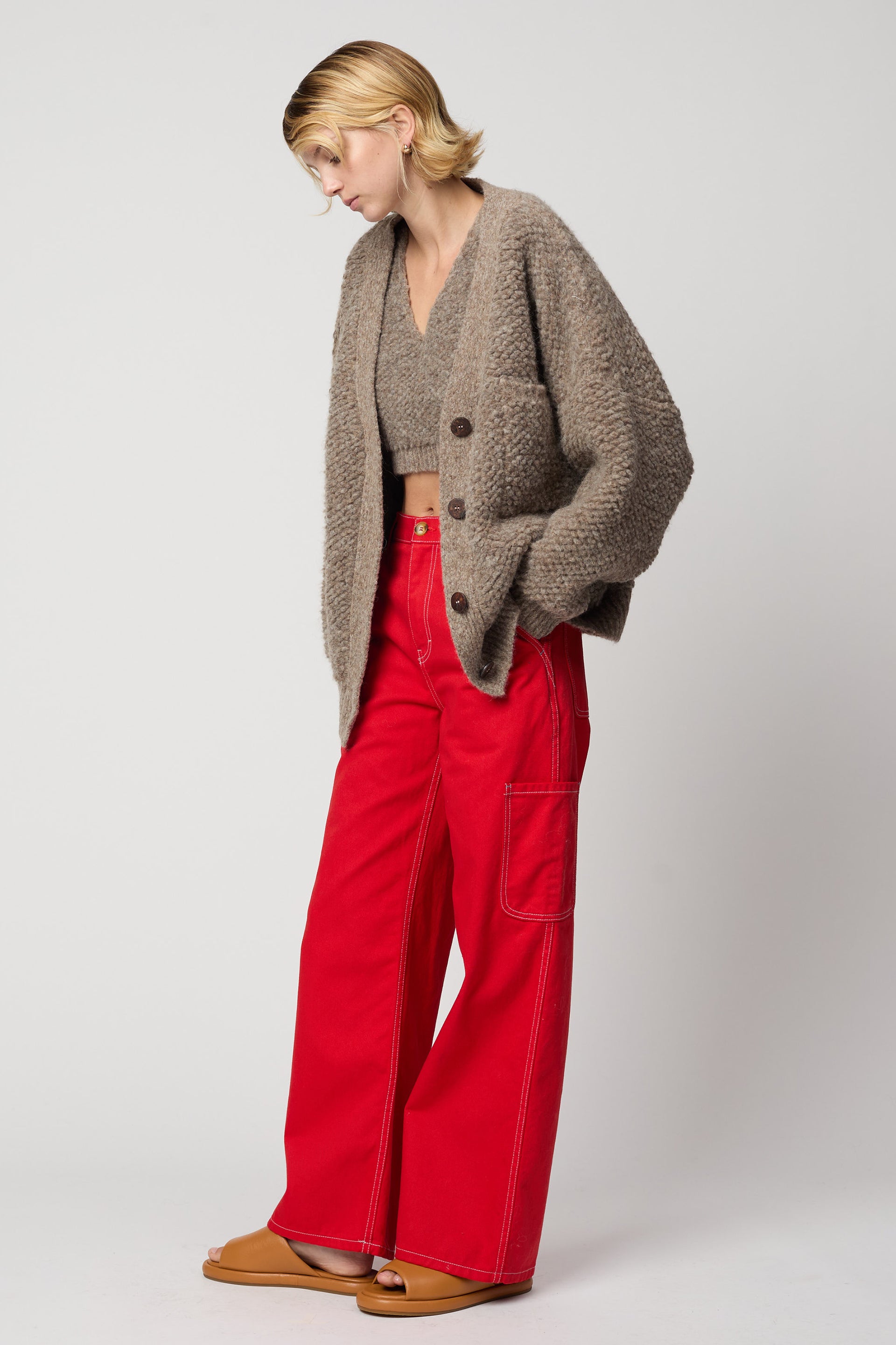 フレンチテリーのアメリアカーディガン