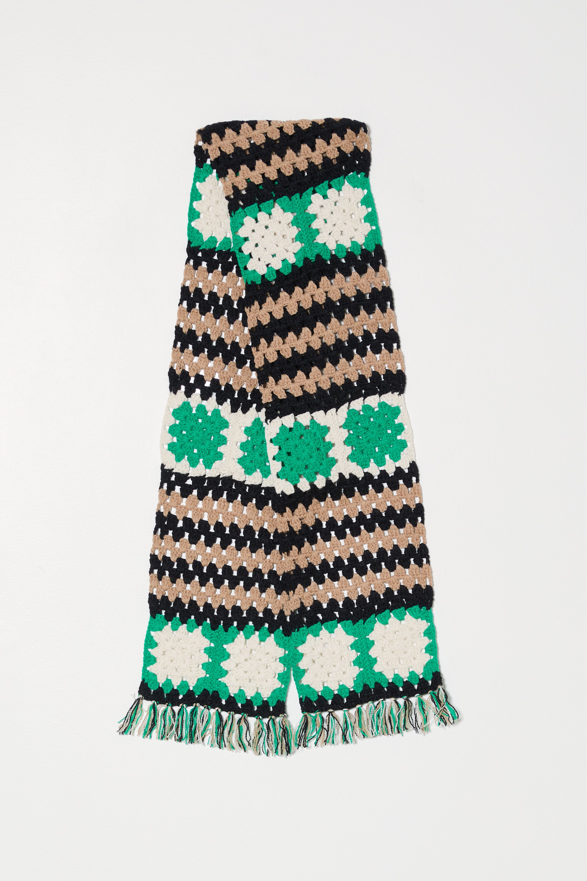 Crochet Scarf in Modern Weave