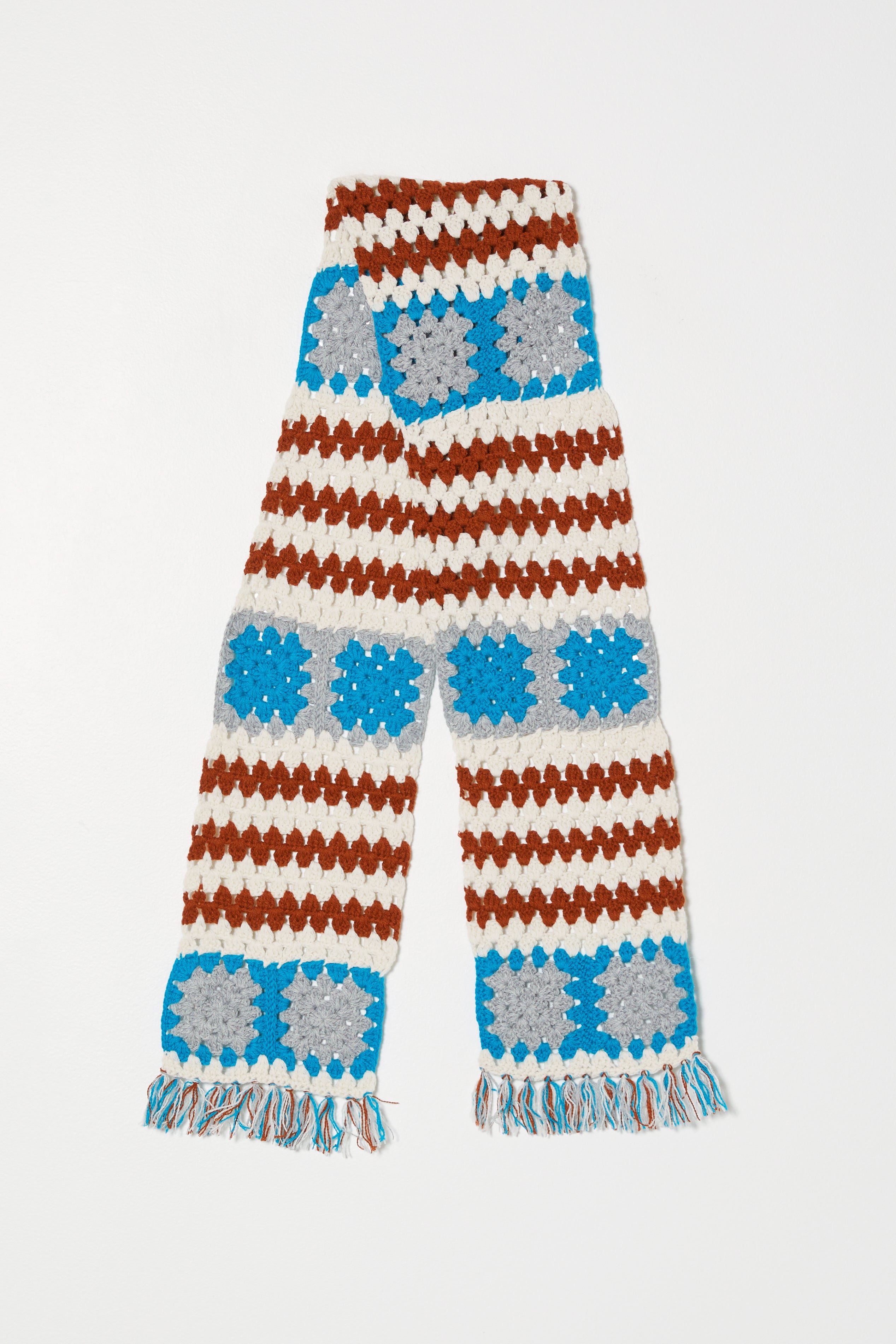 Crochet Scarf in Modern Weave