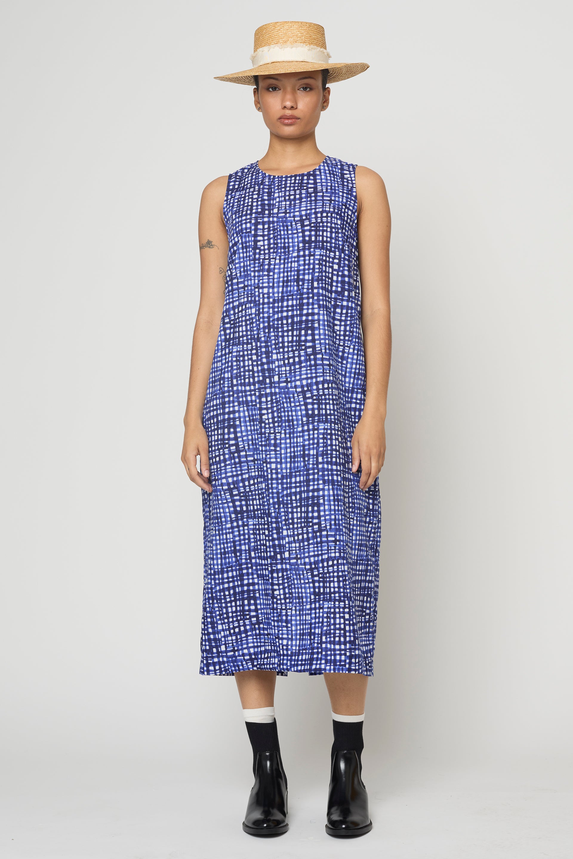 Nora Dress in Watercolor Picnic