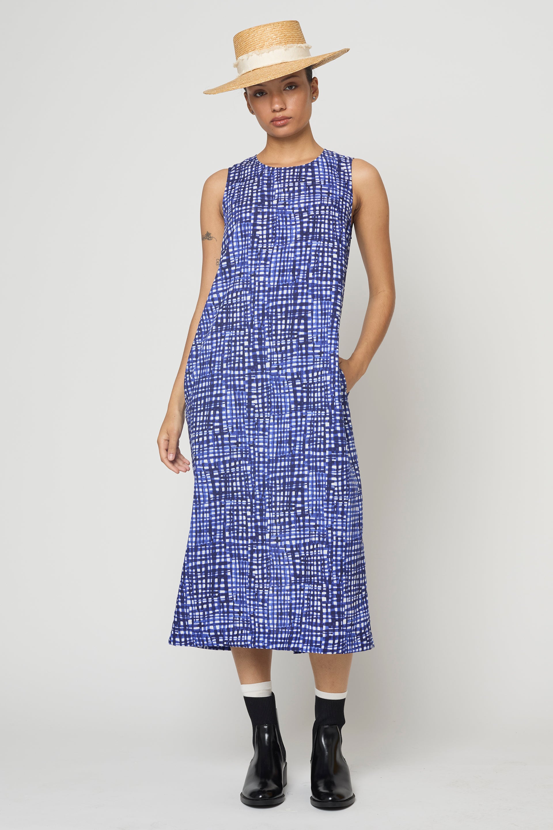 Nora Dress in Watercolor Picnic