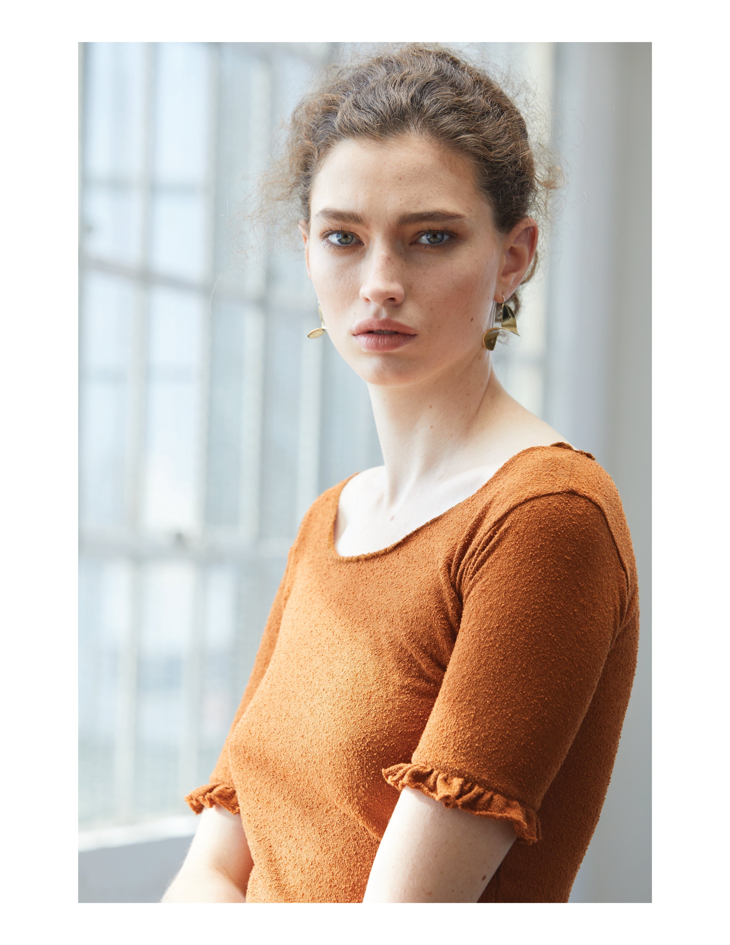 アーカイブセール フリルスリーブTシャツ