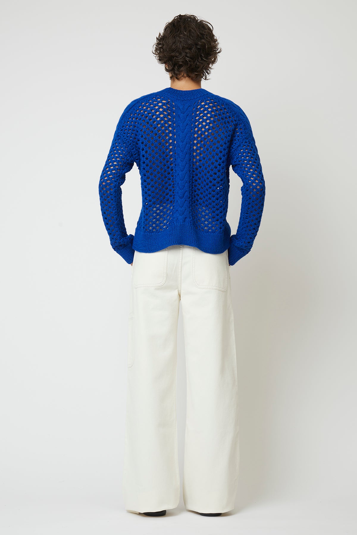 Larco Soft Fishnet Cable Sweater