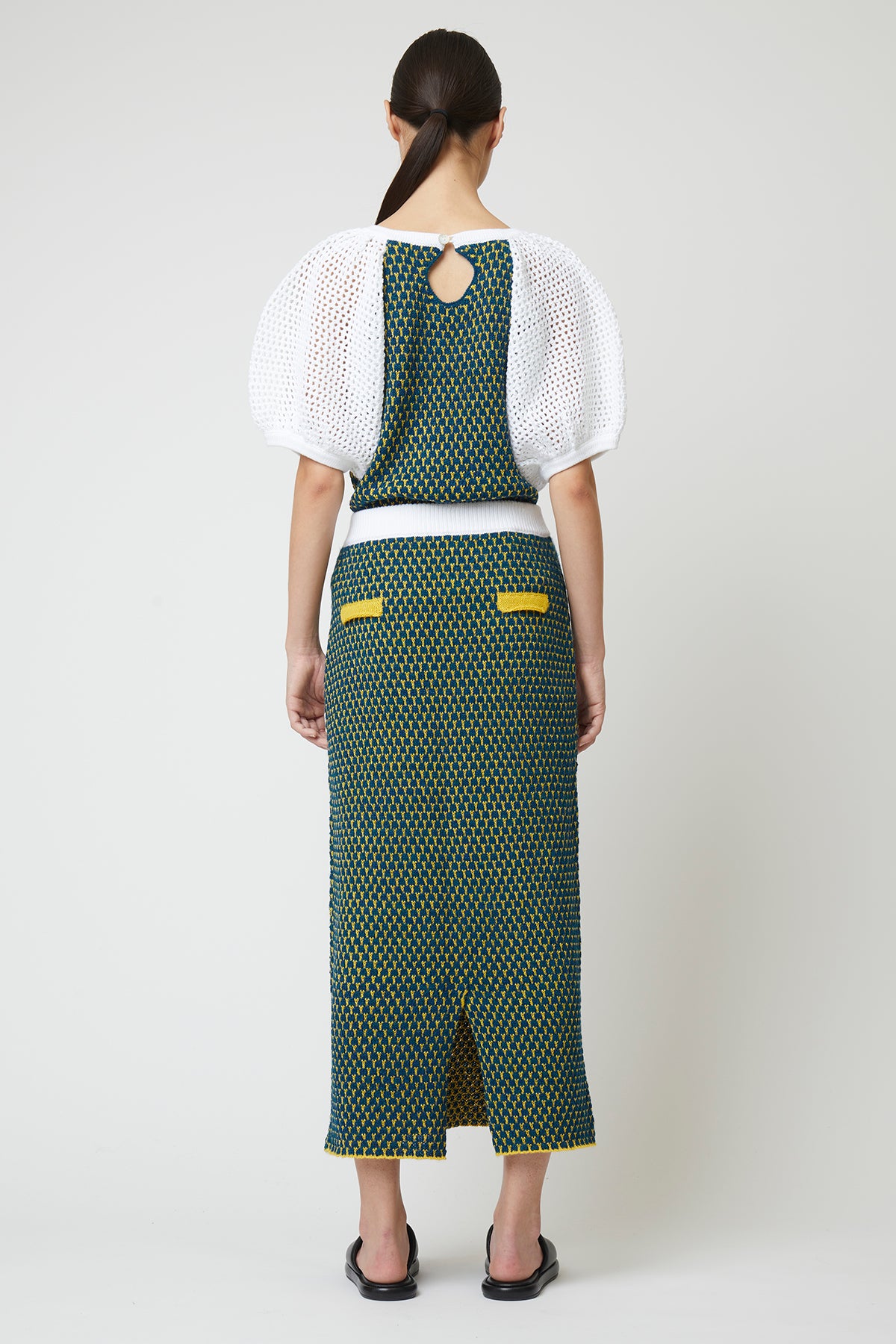 Nabiet Skirt in Beehive Stitch in Alpaca