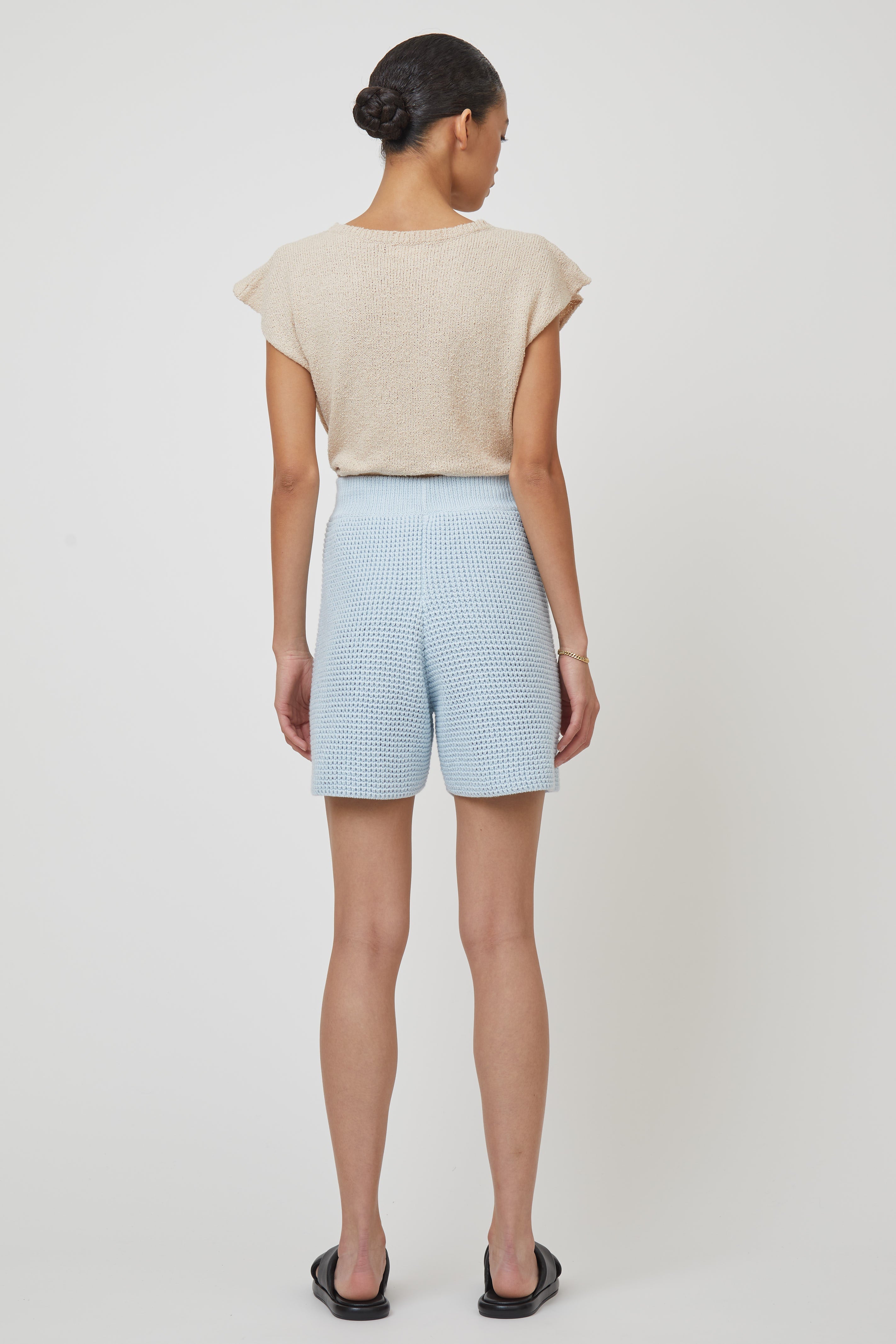 Seera Short in Waffle Cotton Knit