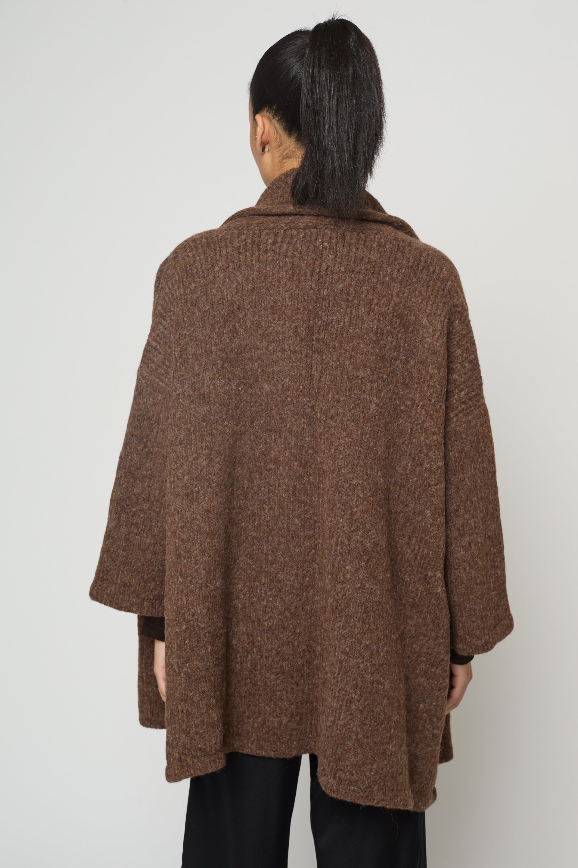 ベビーアルパカの羽織コート