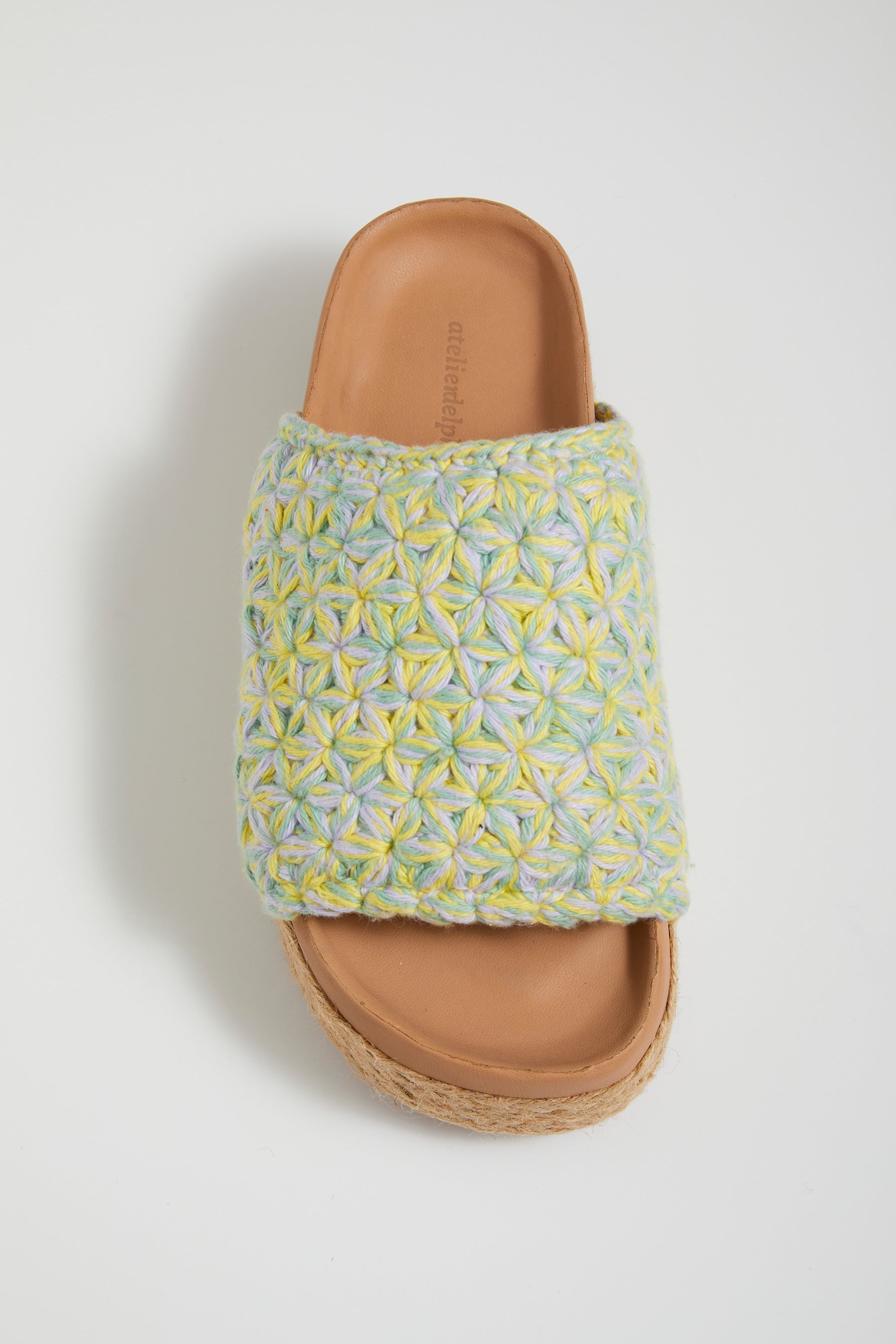 Hand Crochet Platform Kiku Sandal