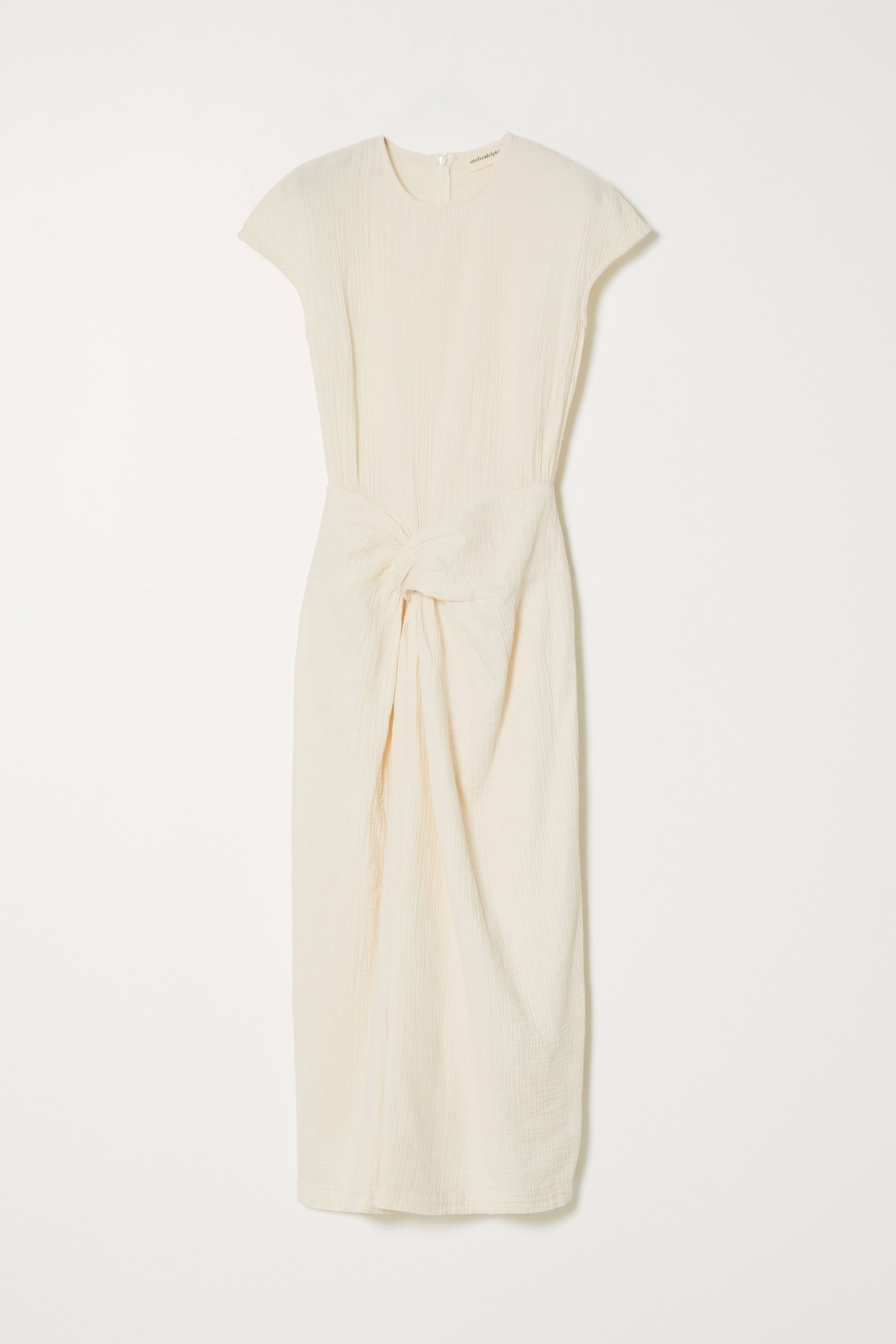 Sartre Dress in Organic Crinkled Cotton