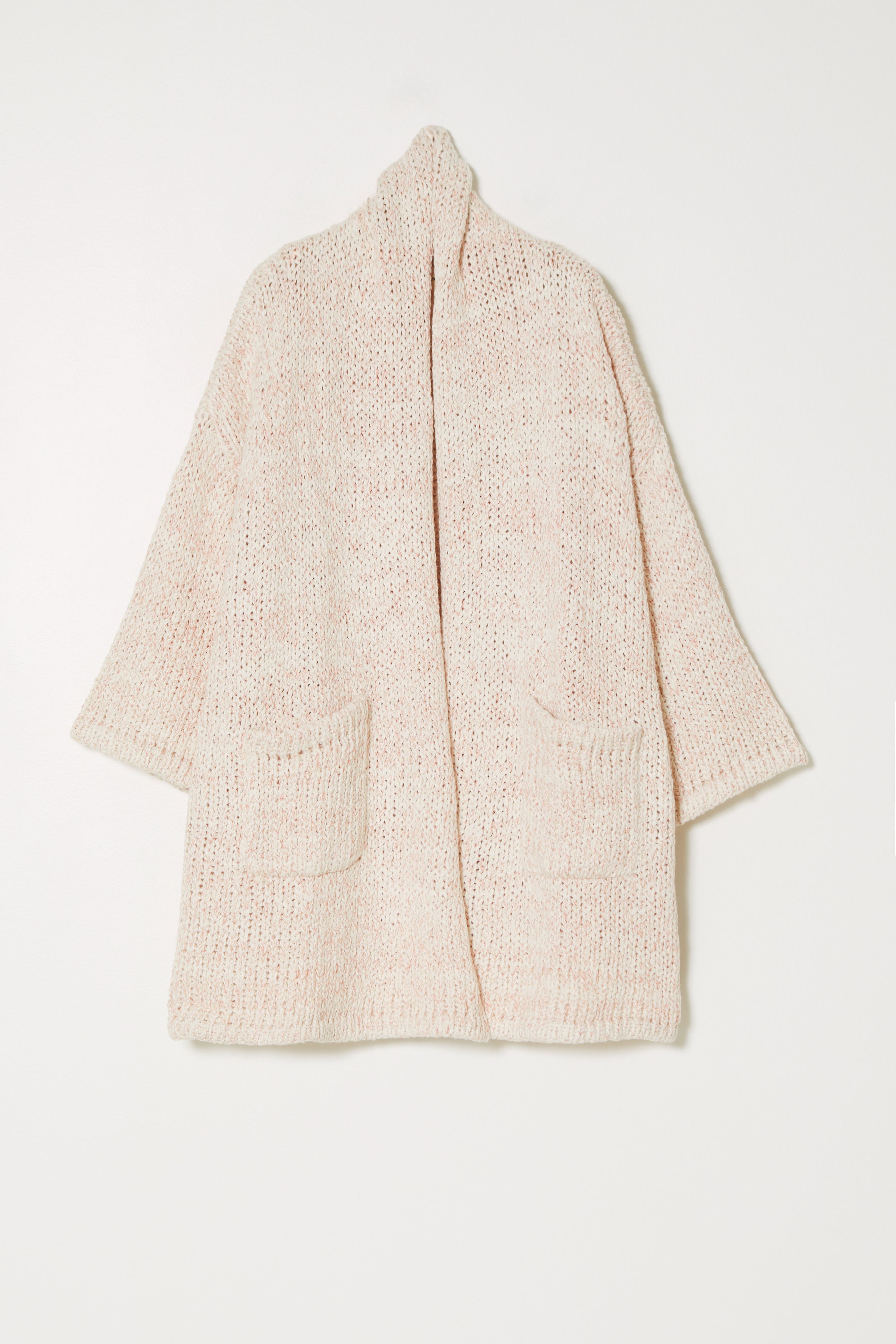 HAORI COAT IN TEXTURE LOOSE COTTON