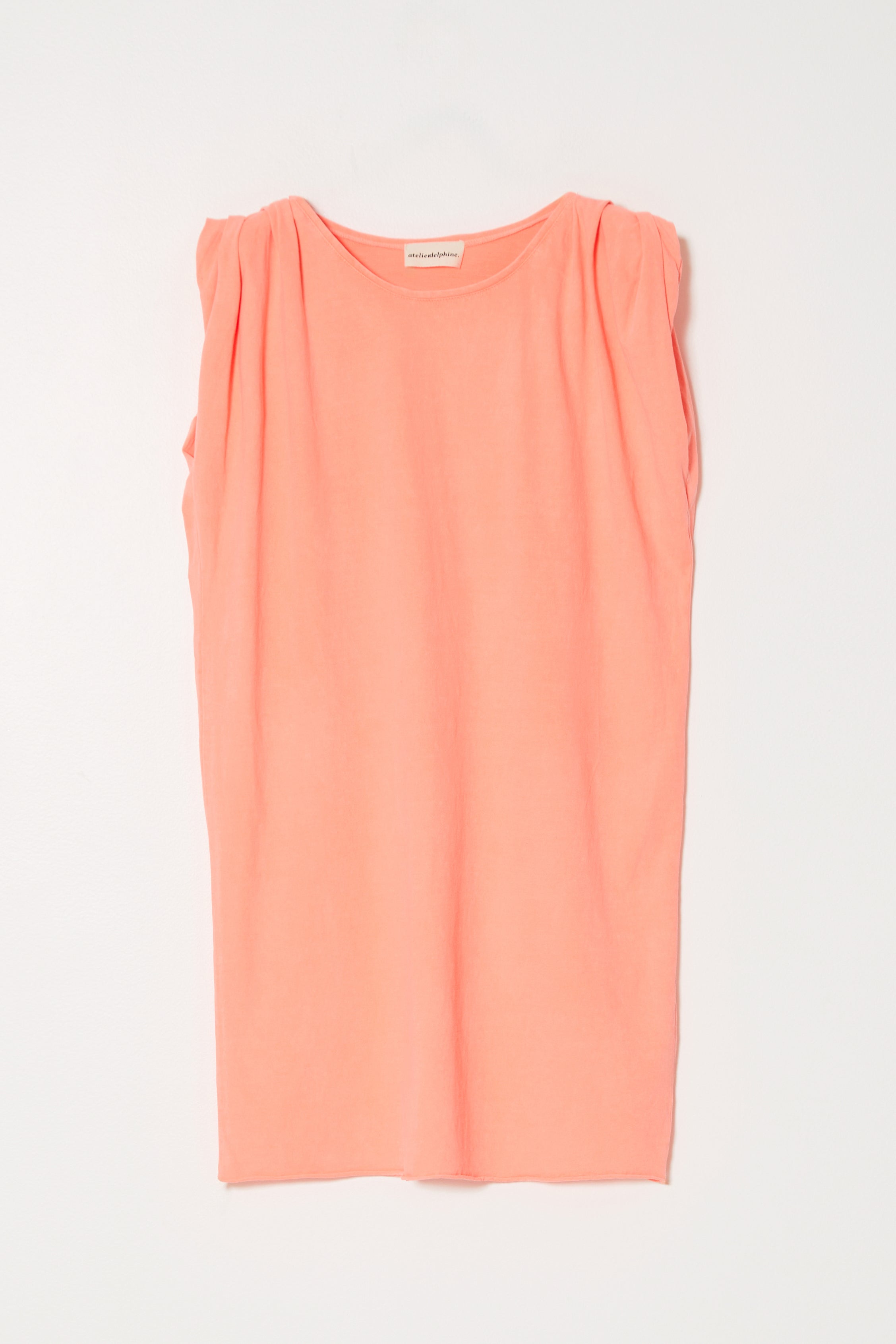 ROLLED UP SLEEVE TUNIC DRESS