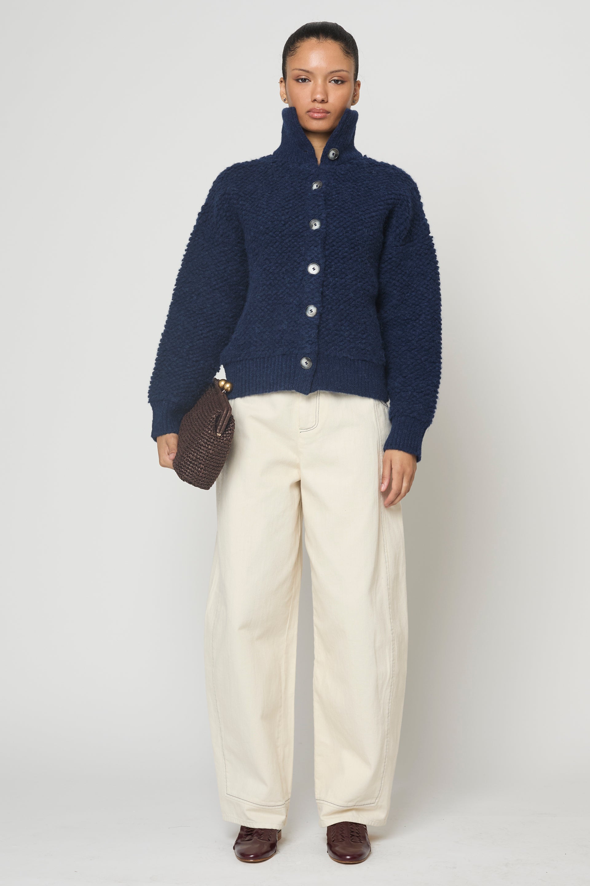 Babette Bomber in French Terry Alpaca