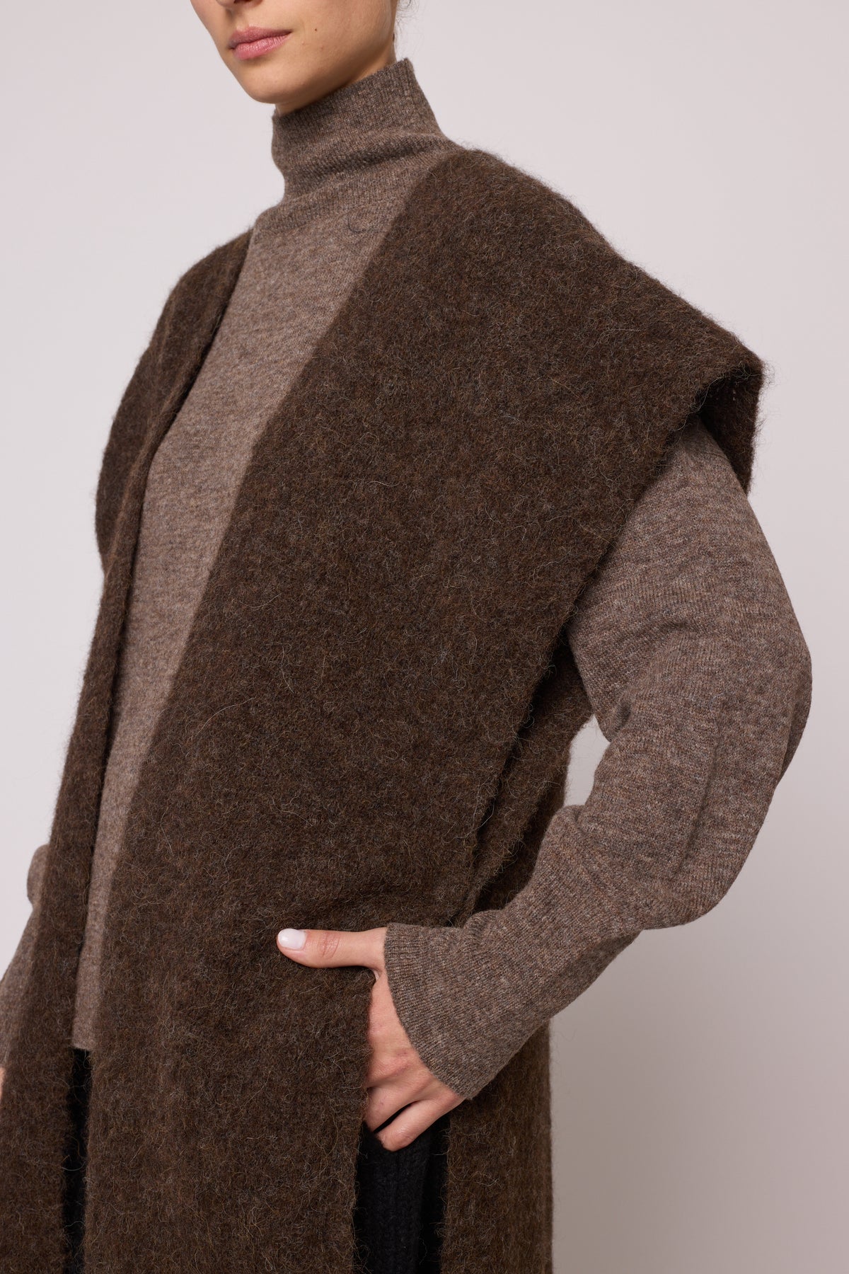 Park Cape in Washed Alpaca