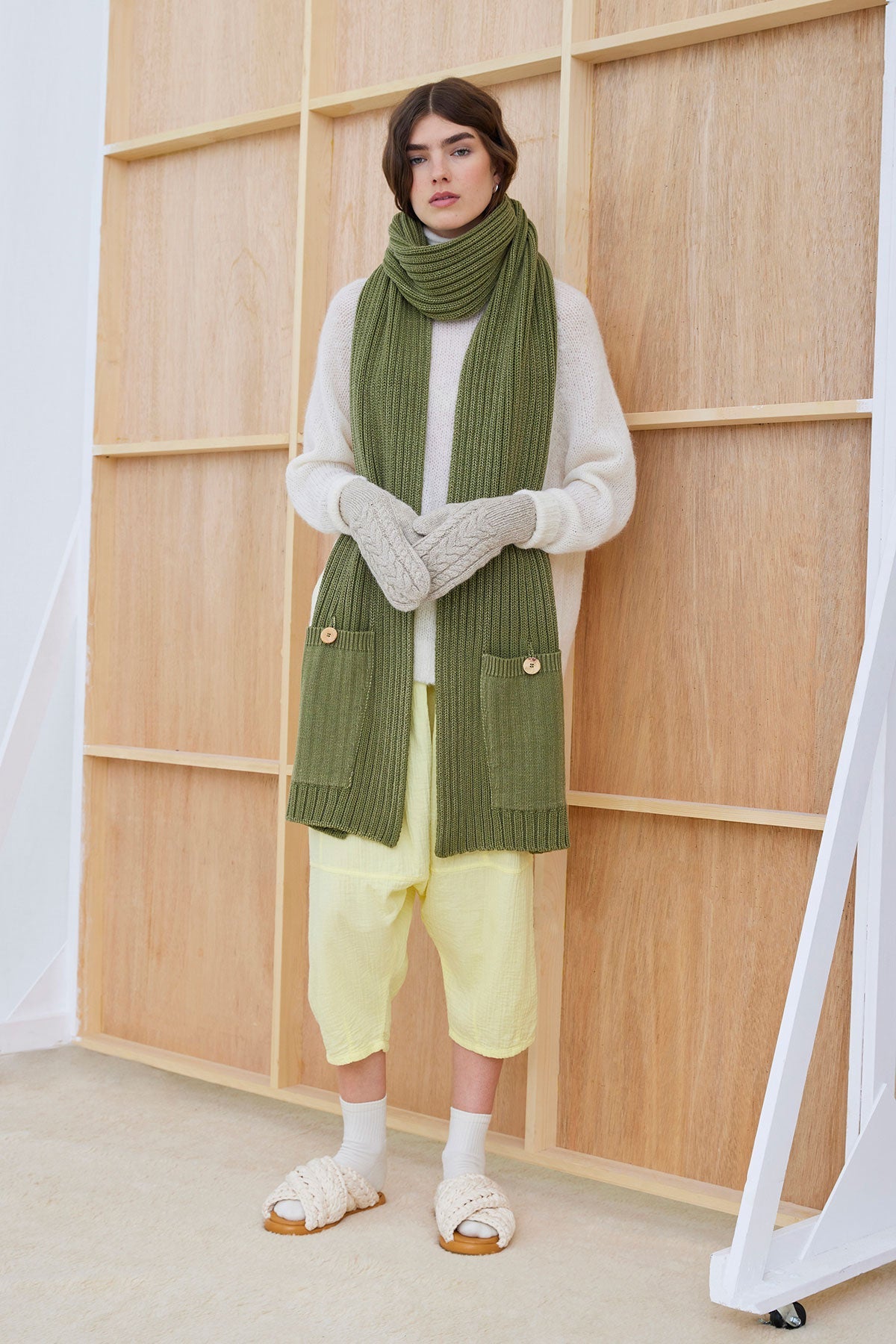 Pocket Scarf in Baby Alpaca