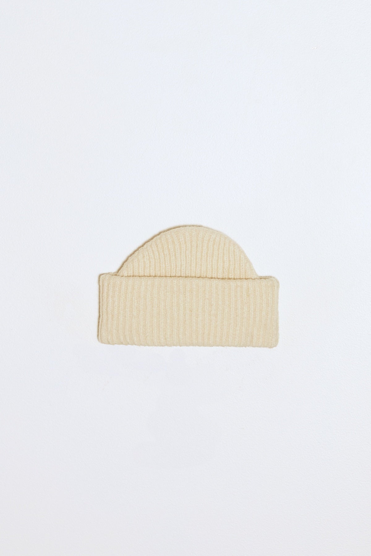Cuffed Brim Hat in Supreme Alpaca - Cream