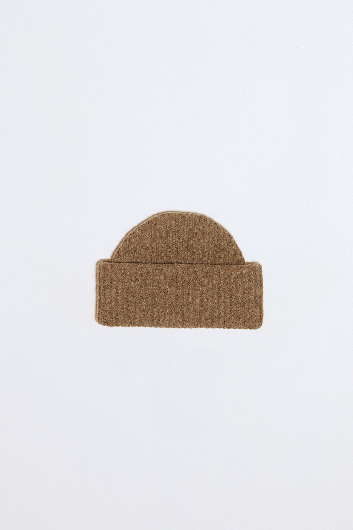 Cuffed Brim Hat in Supreme Alpaca - Deer