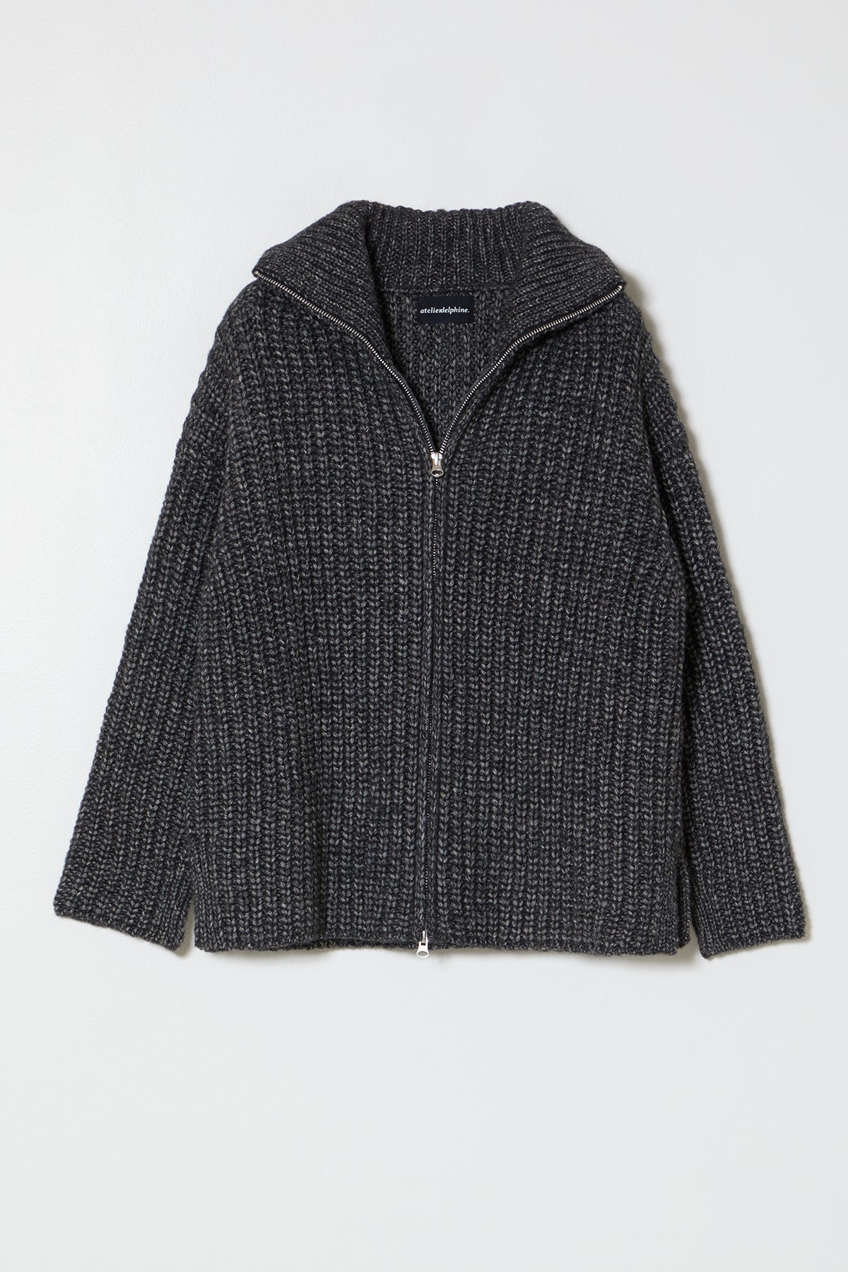 Cardigan En Laine Alpaga Marron Kiton - Taille 14 IT 46, Occasion Parfait état