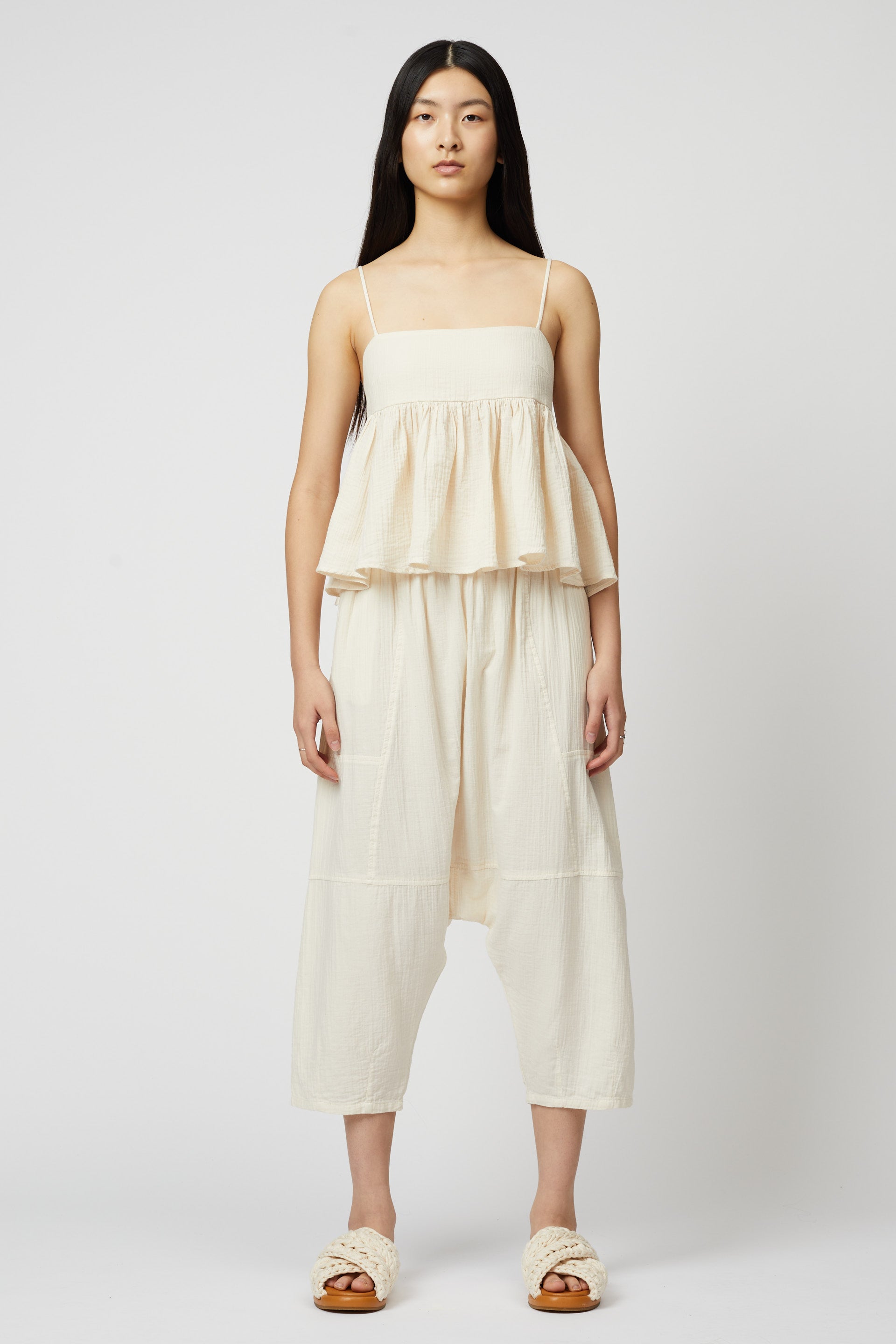 Arquette Top in Crinkled Cotton