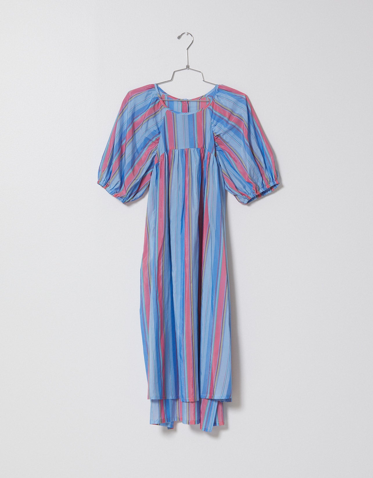 Mardi Dress in Striped Viscose Cotton