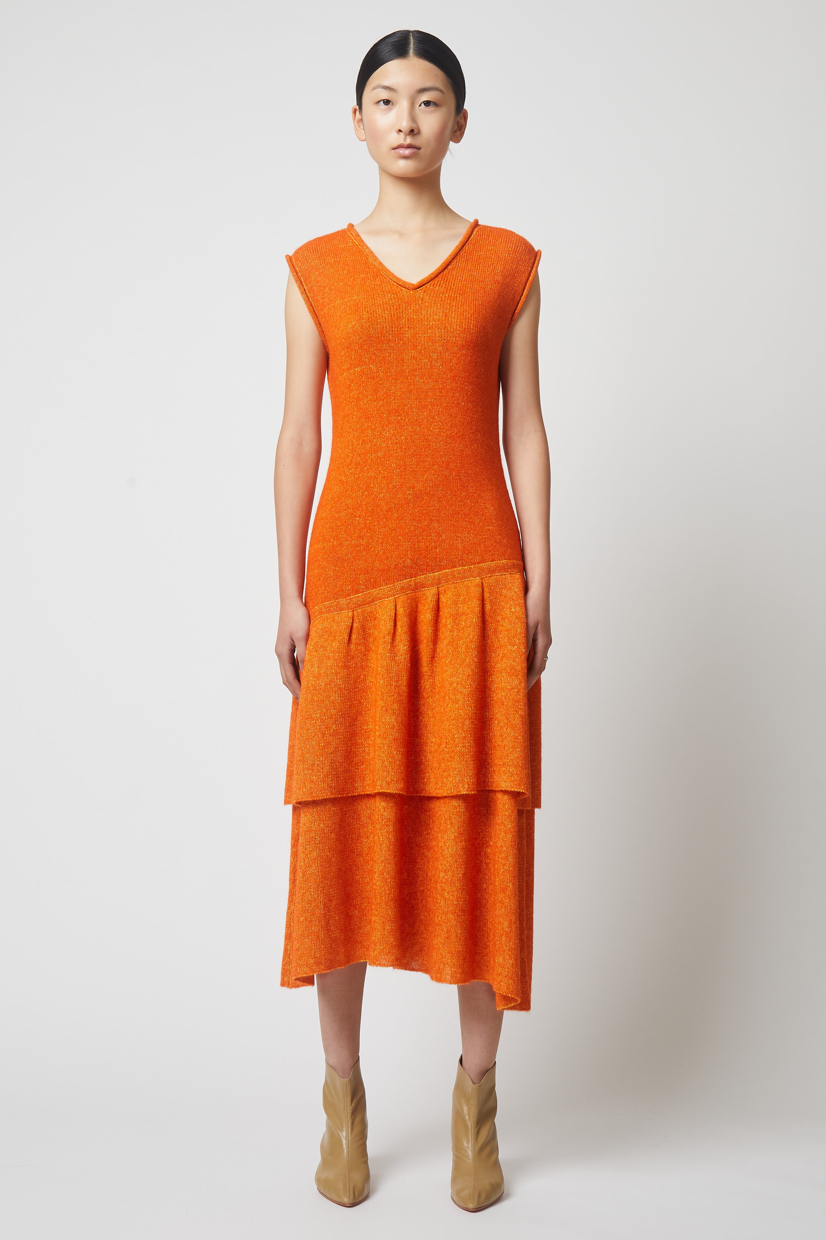 Bastet Dress in Alpaca & Silk