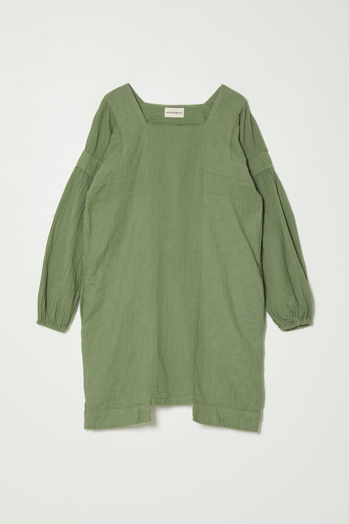 long sleeve cotton gauze dress Long Sleeve Tiered Gauze Dress