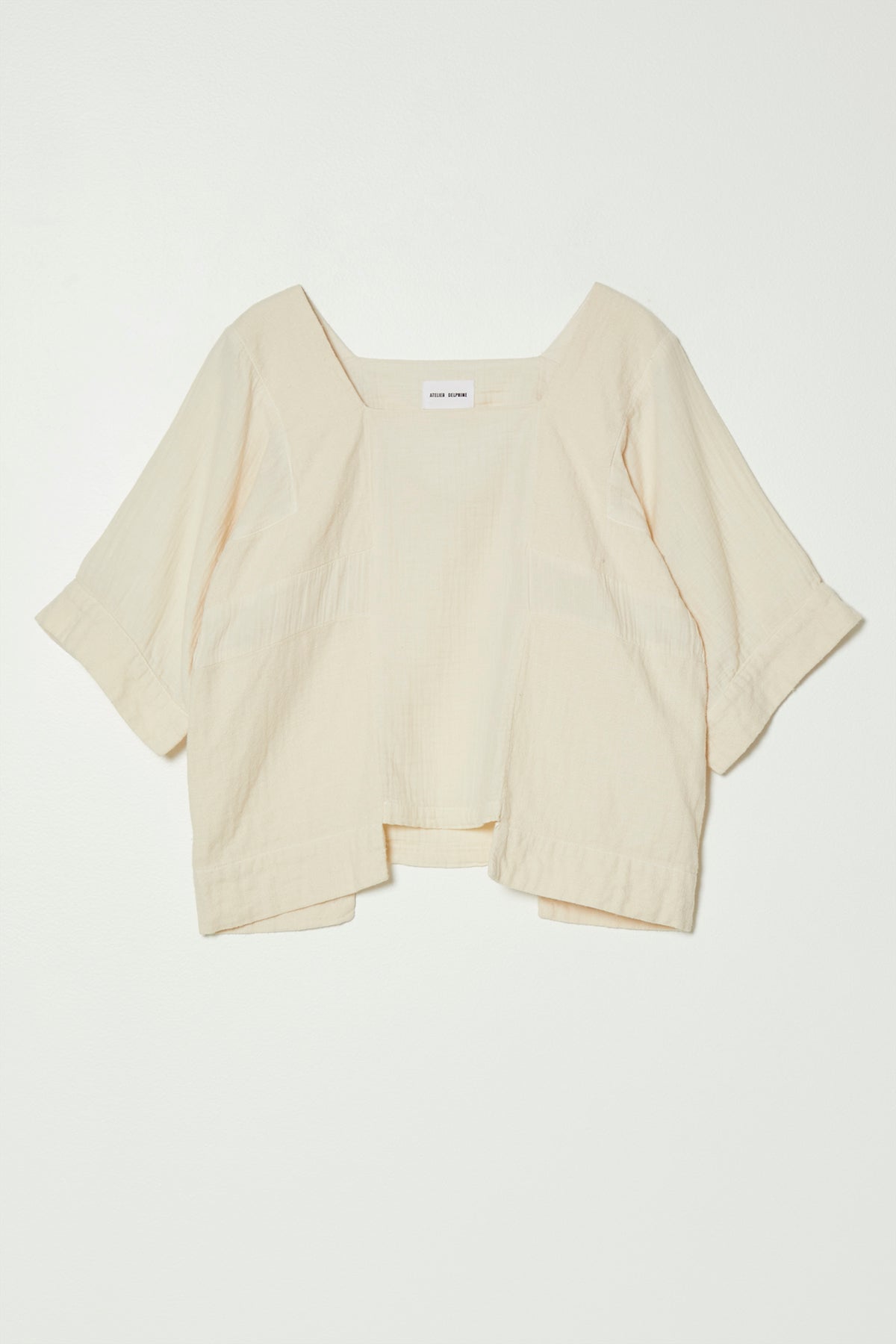 Block Top in Crinkled Cotton