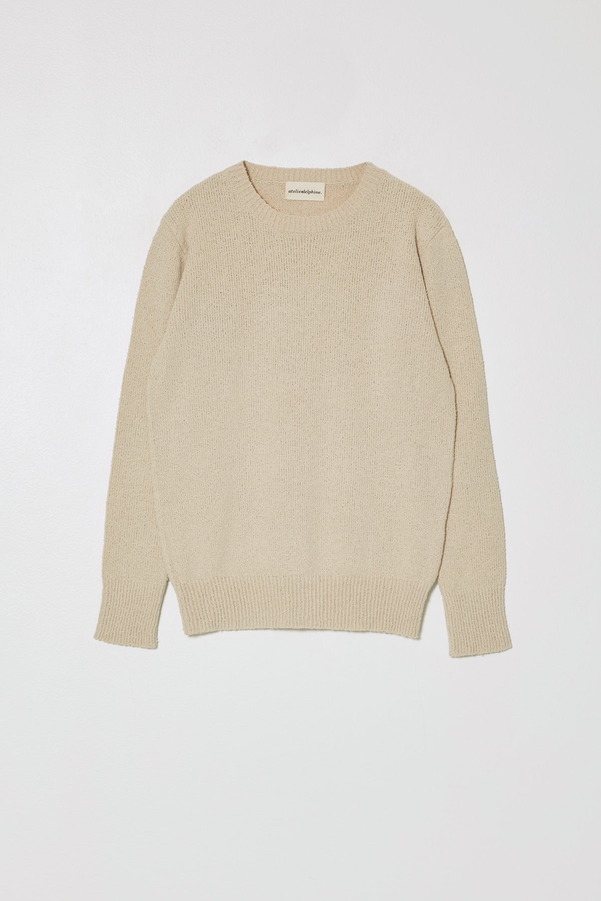 Boucle Crewneck Top