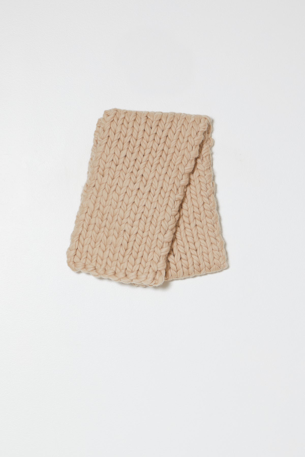 Hand Braided Soft Wool Scarf